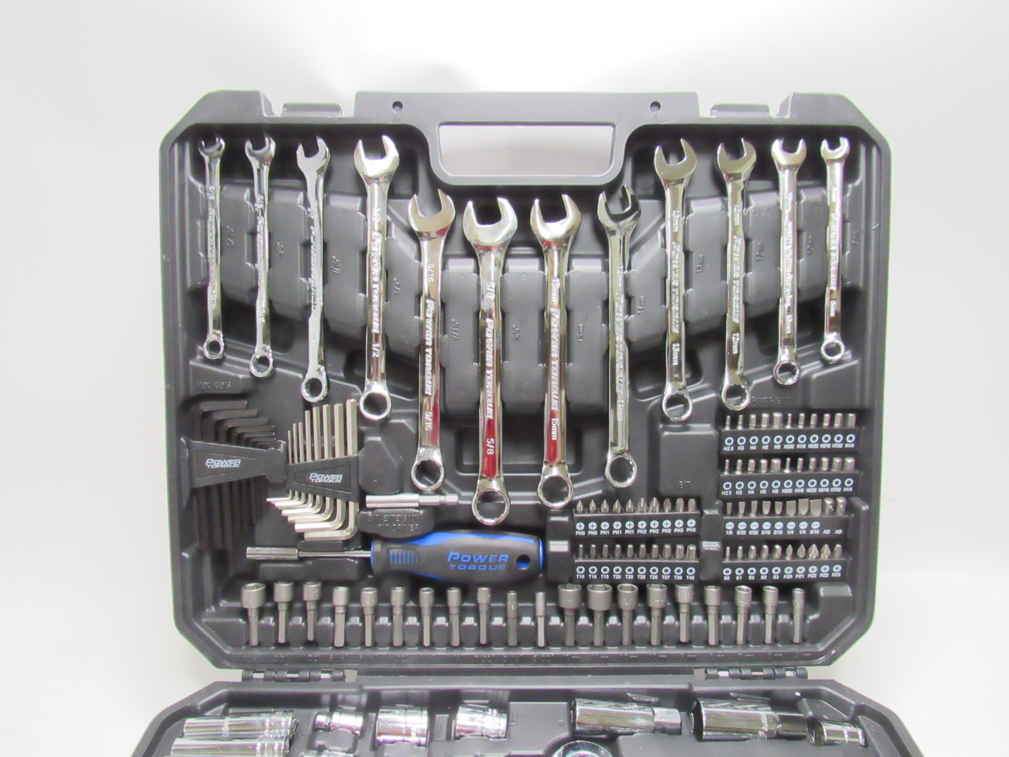 Power Torque GM4323 SAE MM 200 Piece Mechanics Tool Set