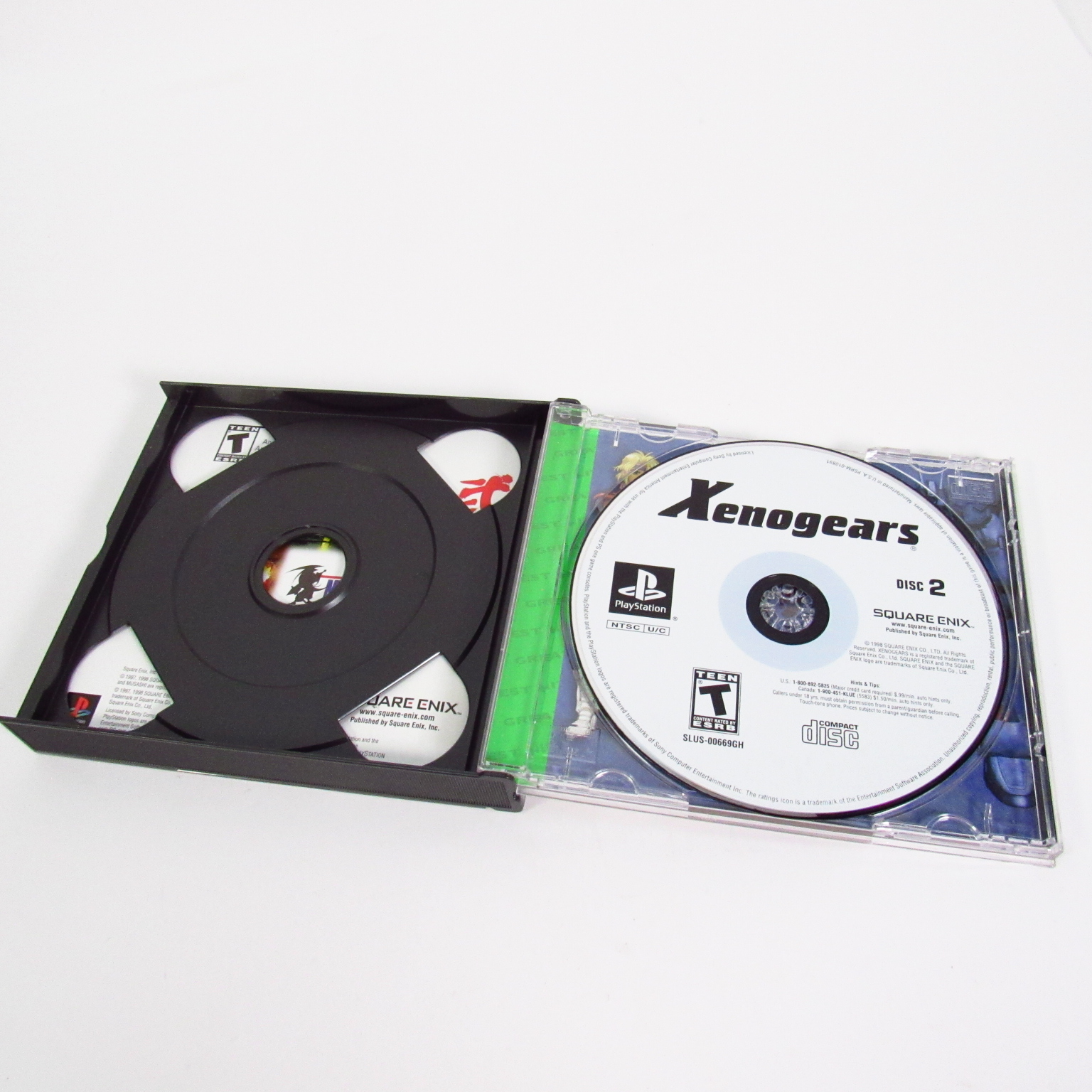 Xenogears (PlayStation 1, store Ps1, 1998) DISC ONLY!! Both Discs