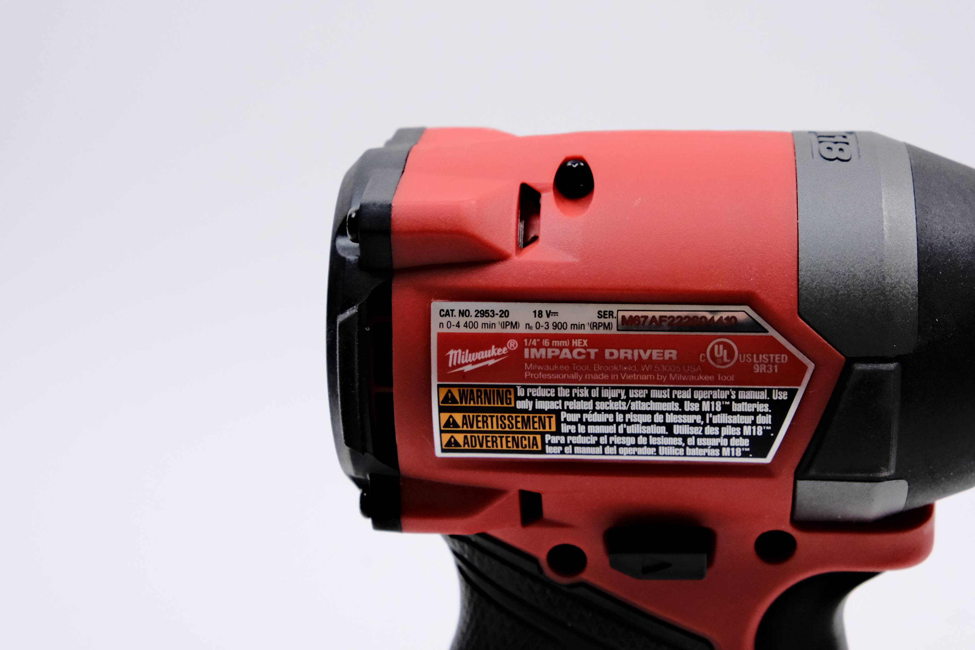 Milwaukee 2953-20 M18 FUEL 18V Brushless 1/4