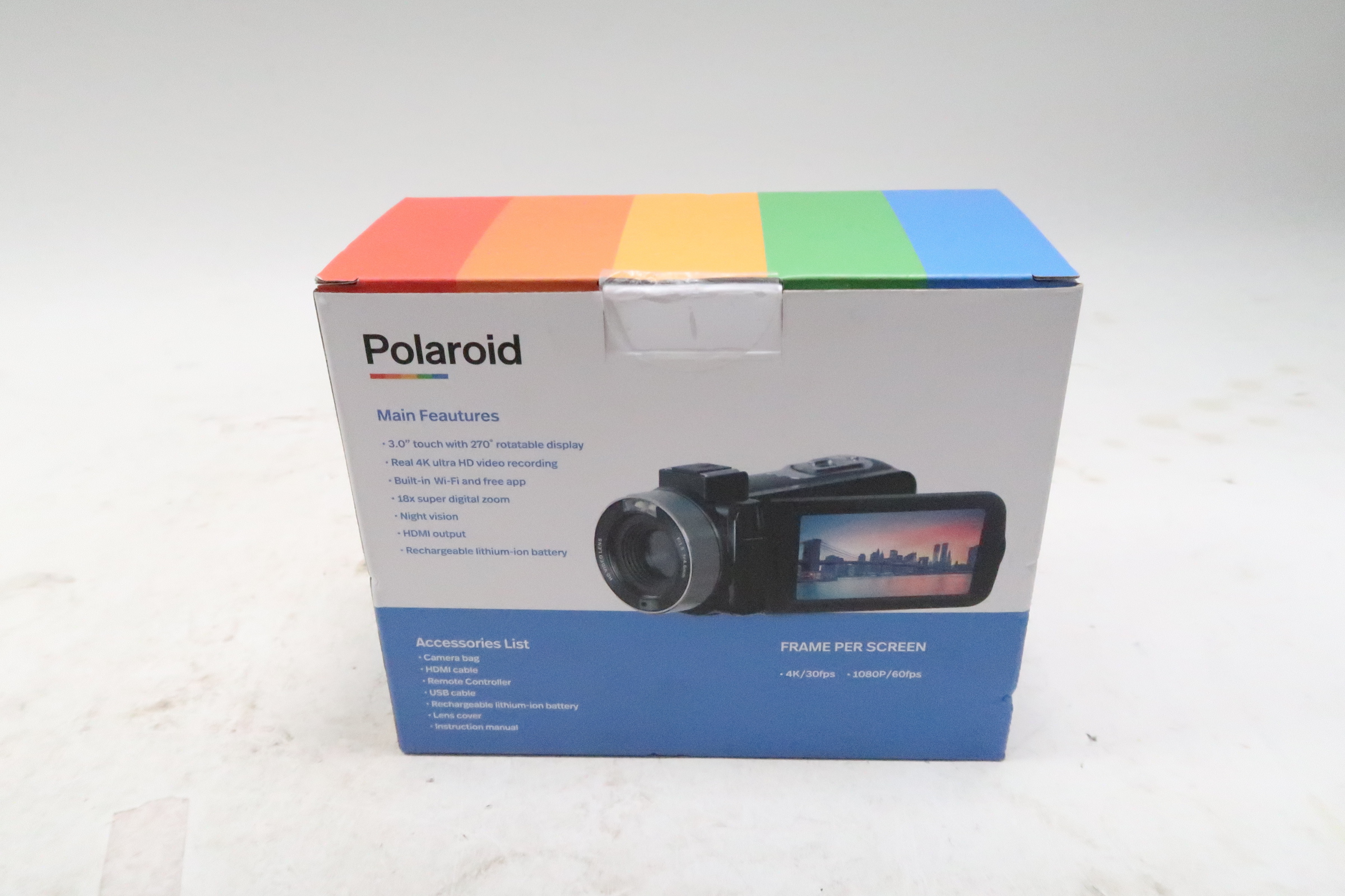 Polaroid ID995BLK 4K Digital Camcorder