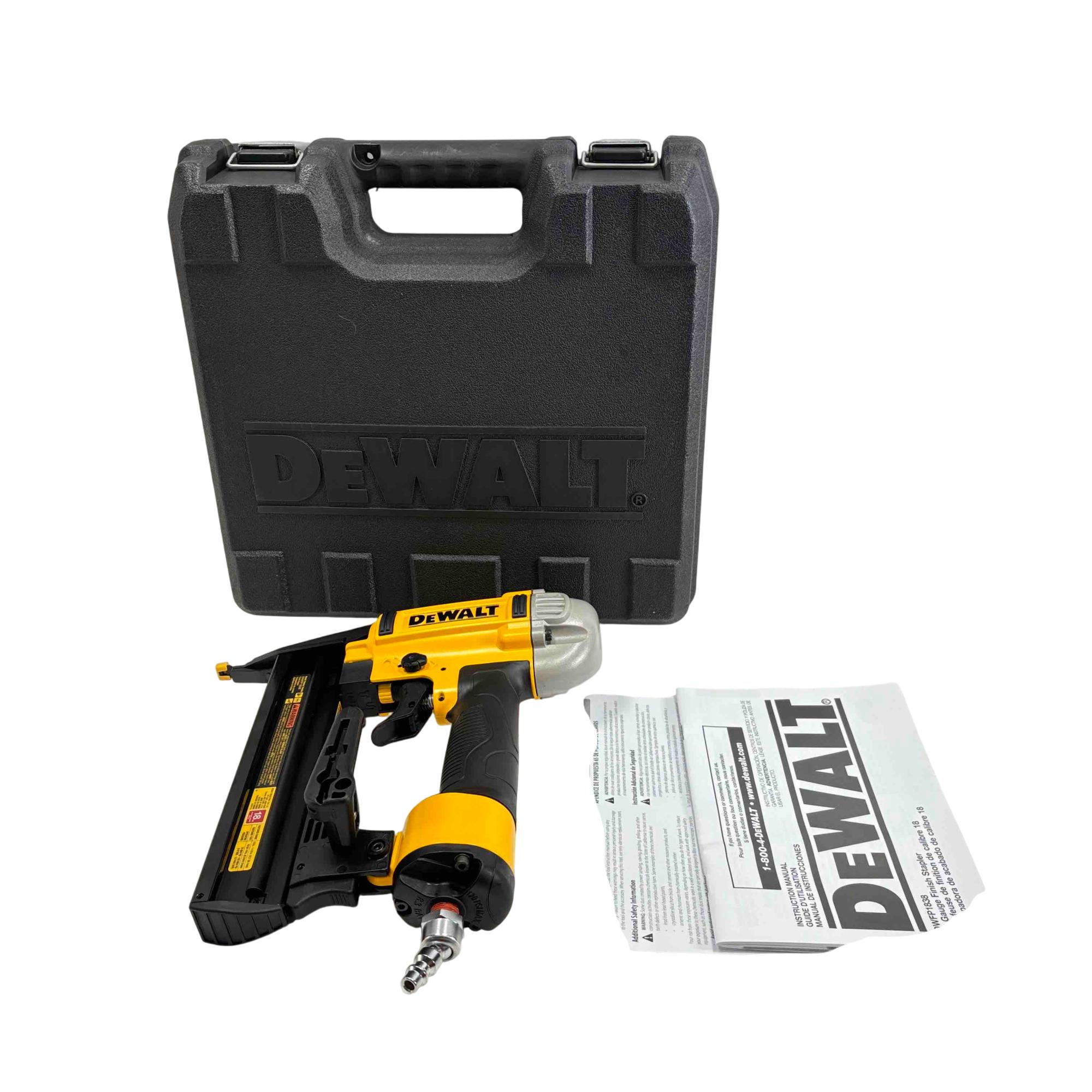 Dewalt Framing Nailer Dewalt Pneumatic 18 Gauge 1/4 Crown