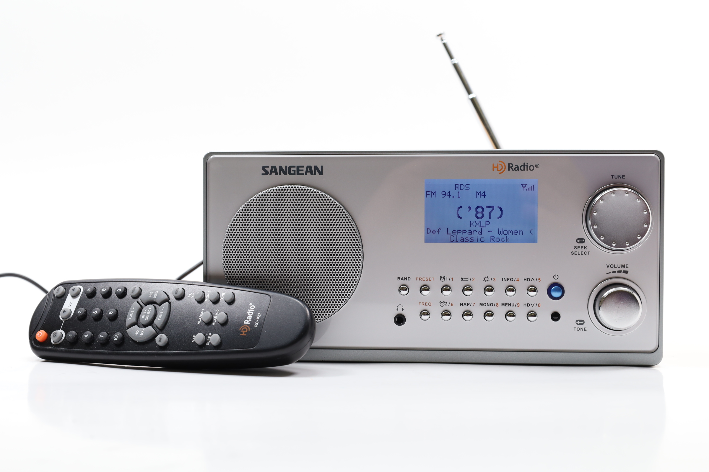 Sangean HDR-14 HD AM/FM-Stereo Portable Radio - Black or Clea