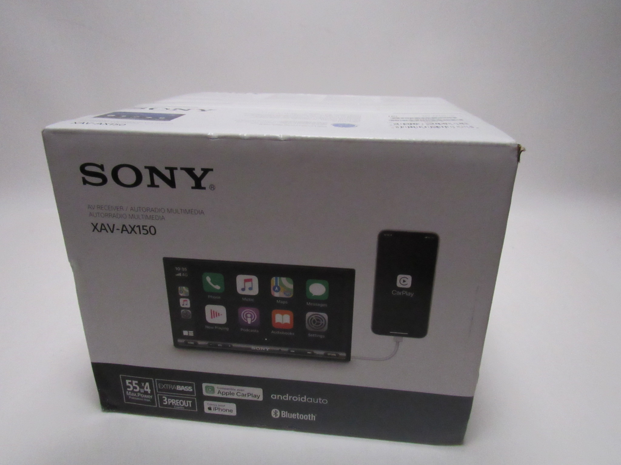 Sony XAVAX150 Digital Media Receiver 6.95" Touch Screen InDash Unit