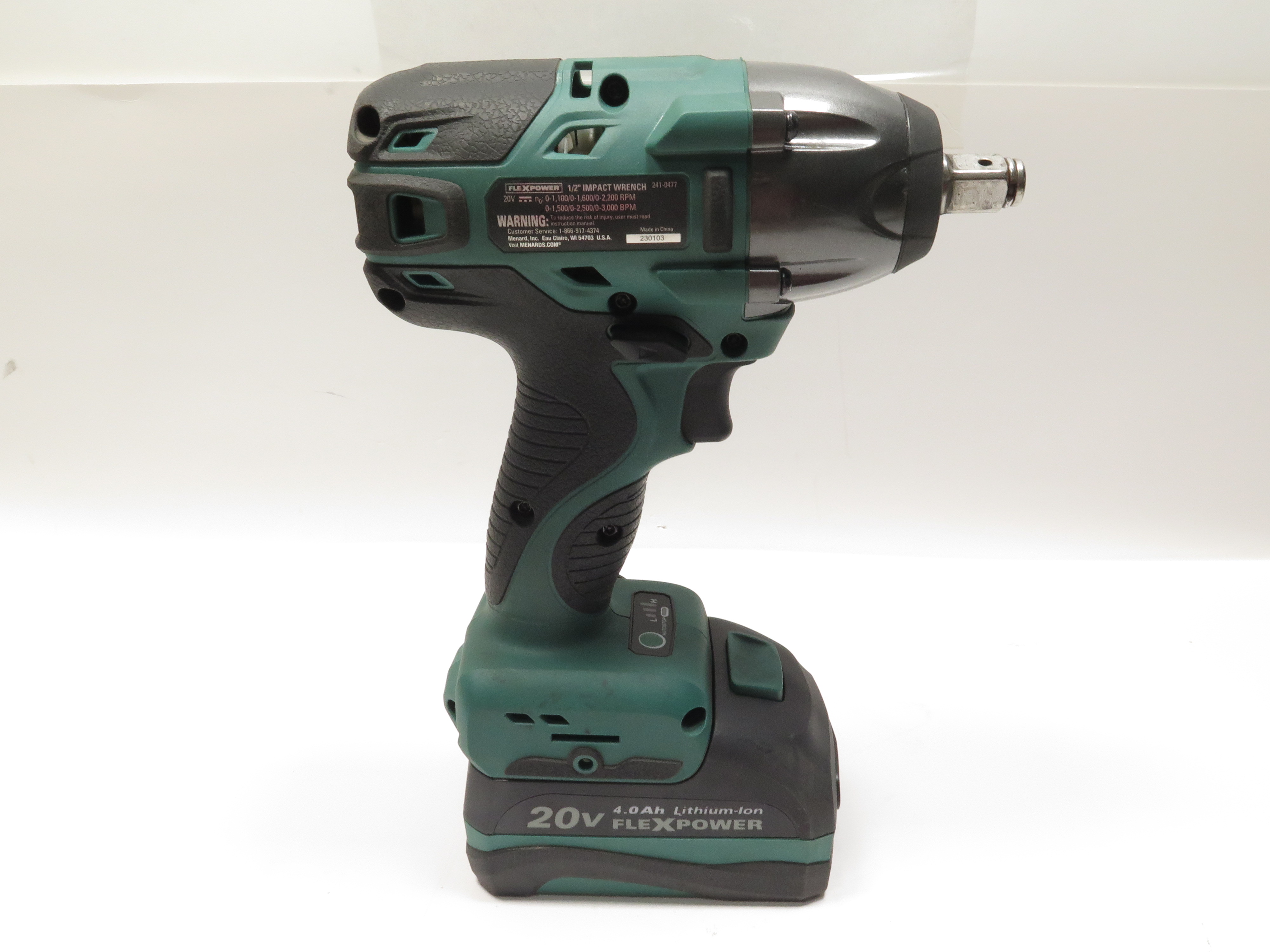 Masterforce 241-0477 20-Volt Cordless 1/2