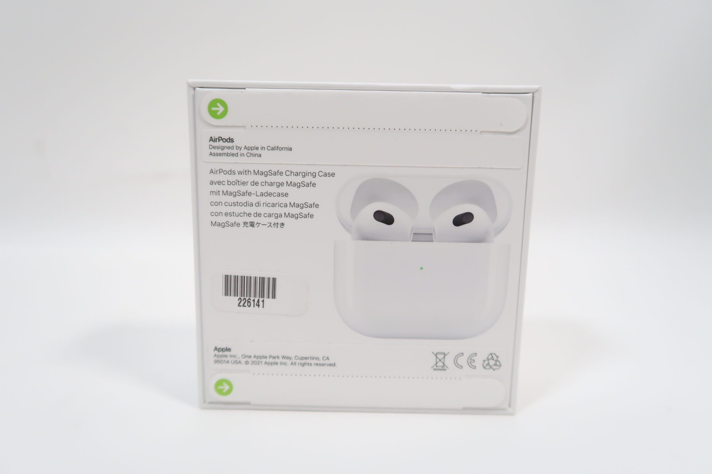 Apple AirPods MME73AM/A 3rd Gen - MagSafe Wireless Charging Case