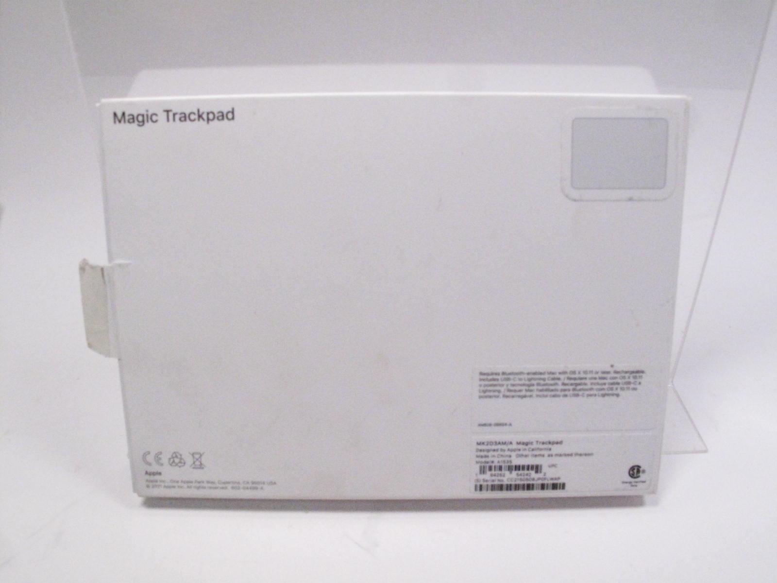 Apple Magic Trackpad MK2D3AM/A A1535 Wireless