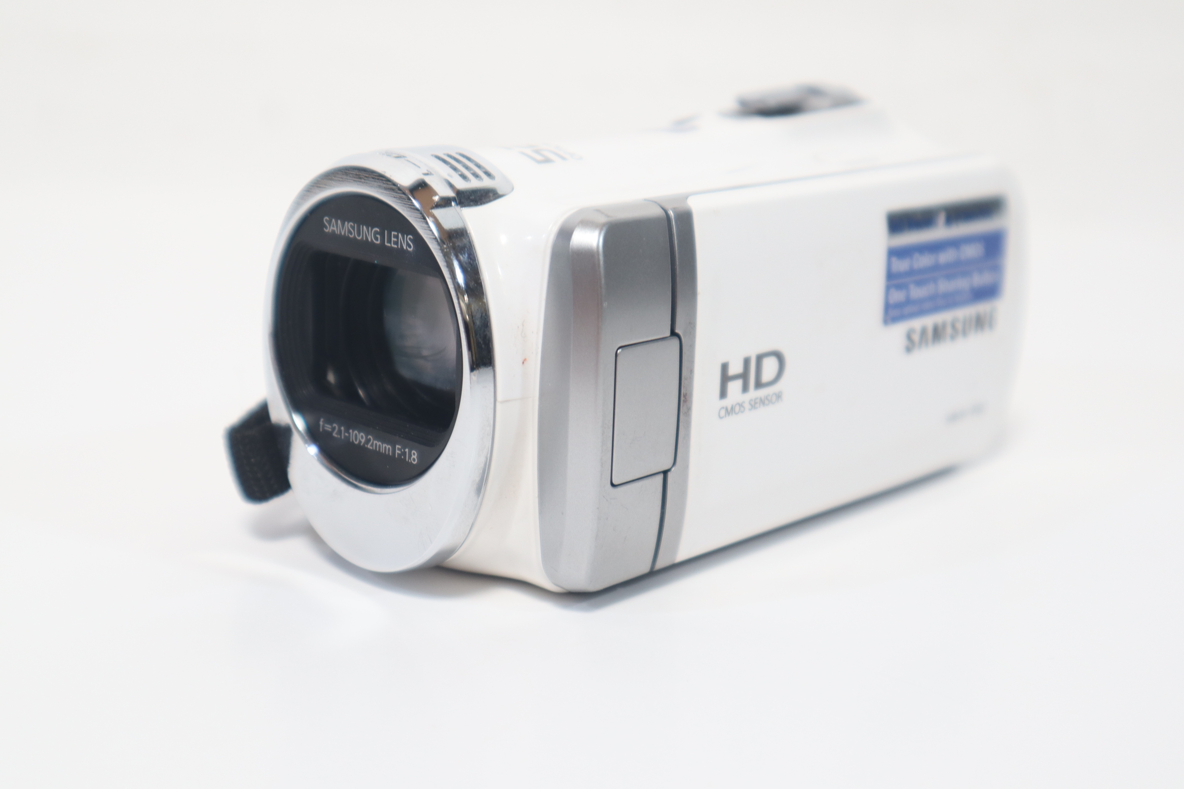 Samsung HMXF90 White/Black Lightweight 52X Optical Zoom Digital