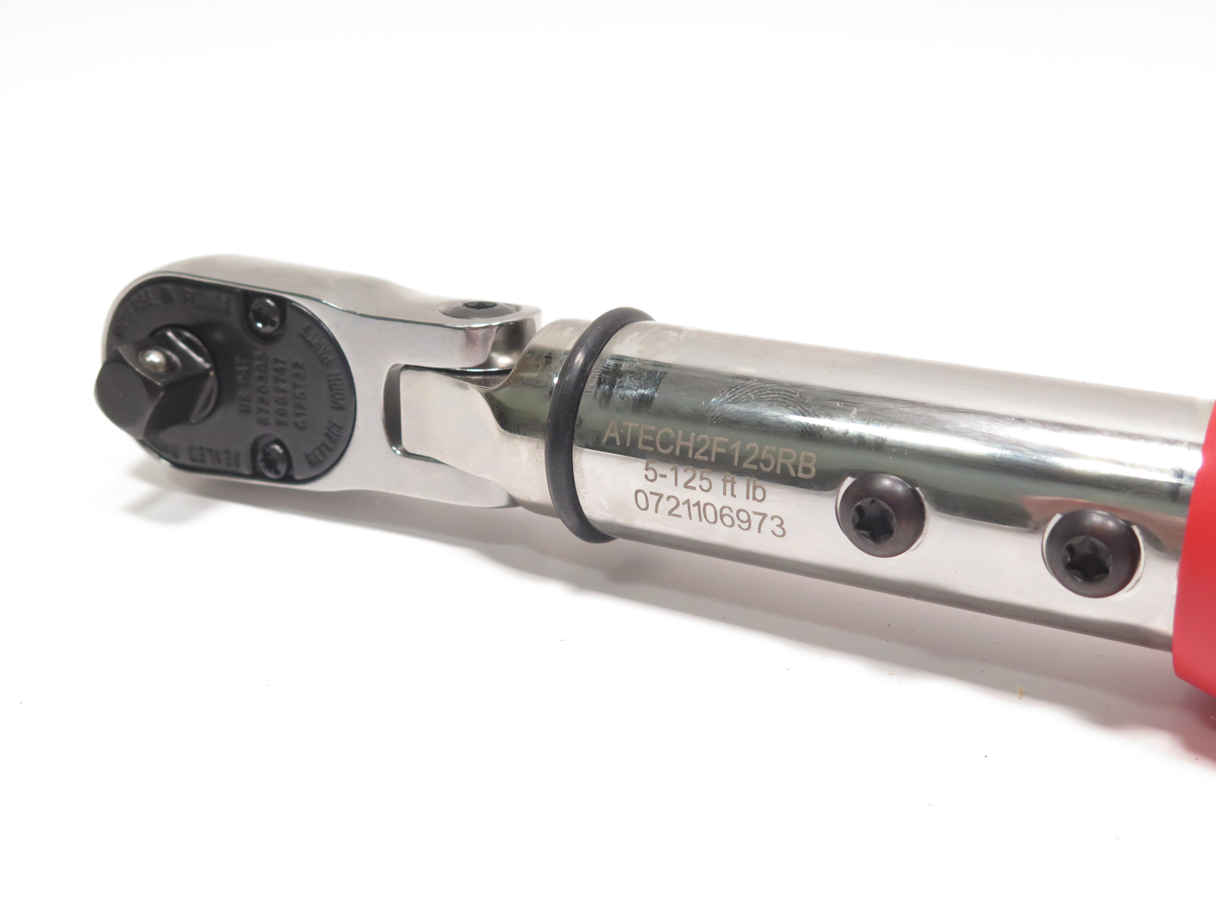 Snapon Tools ATECH2F125RB 3/8" Drive TechAngle FlexHead Torque Wrench