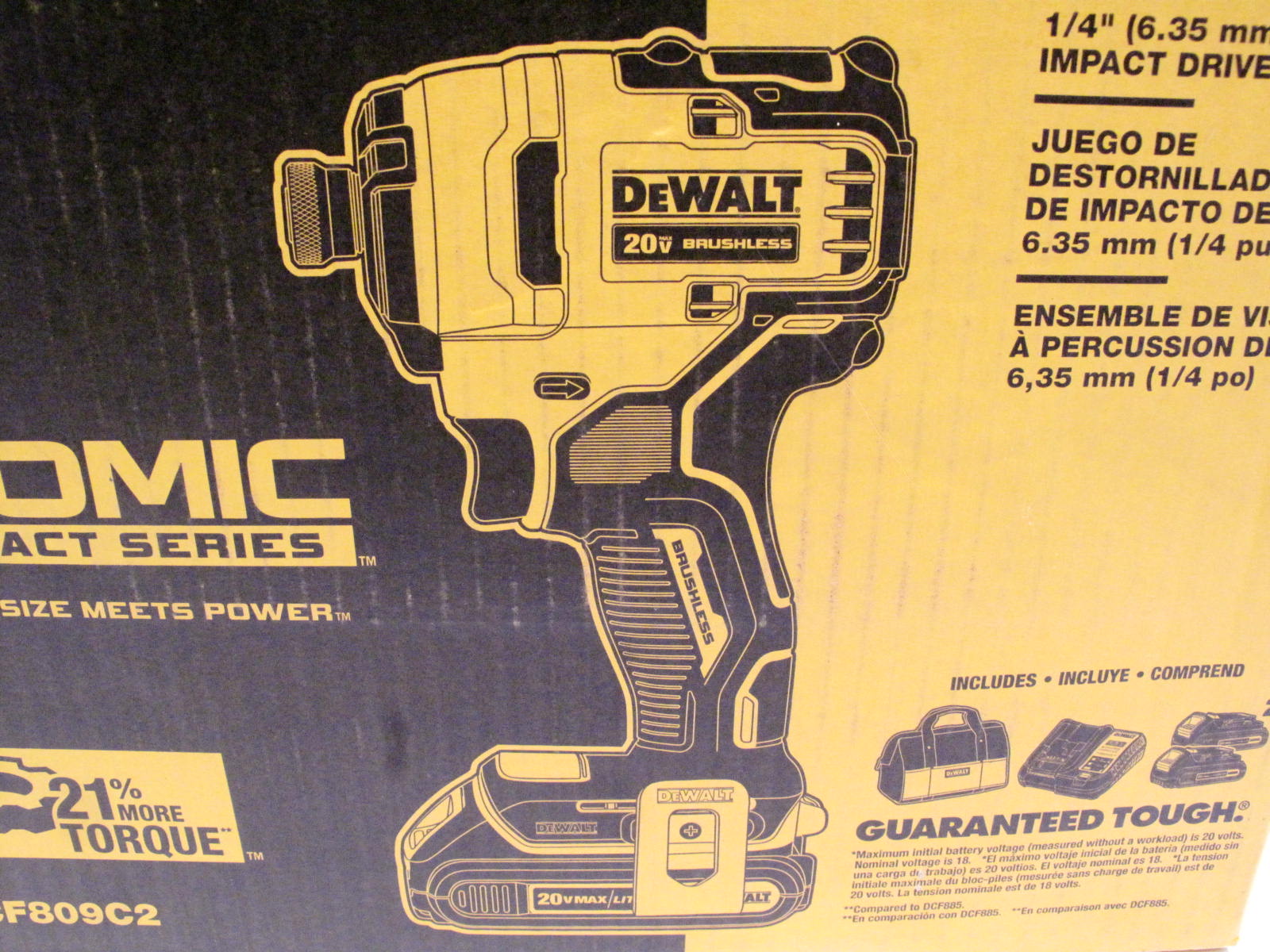 DeWalt DCF809C2 1/4