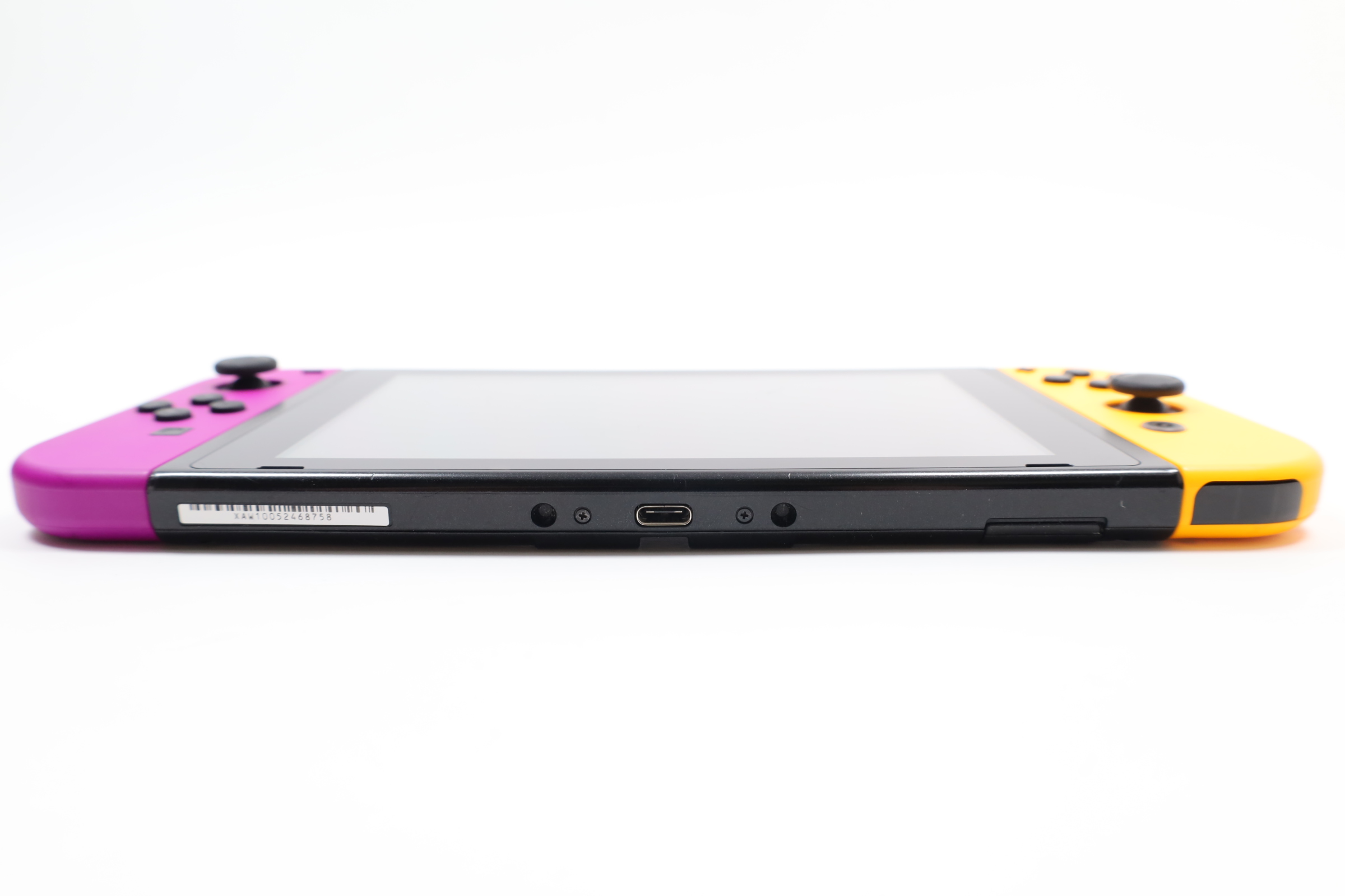 最安値❗️Nintendo Switch HAC-001 紫とオレンジ 本体 純正】 Joy-Con(L)/(R)【Switch】 (L)ネオンパープル/（R)ネオン