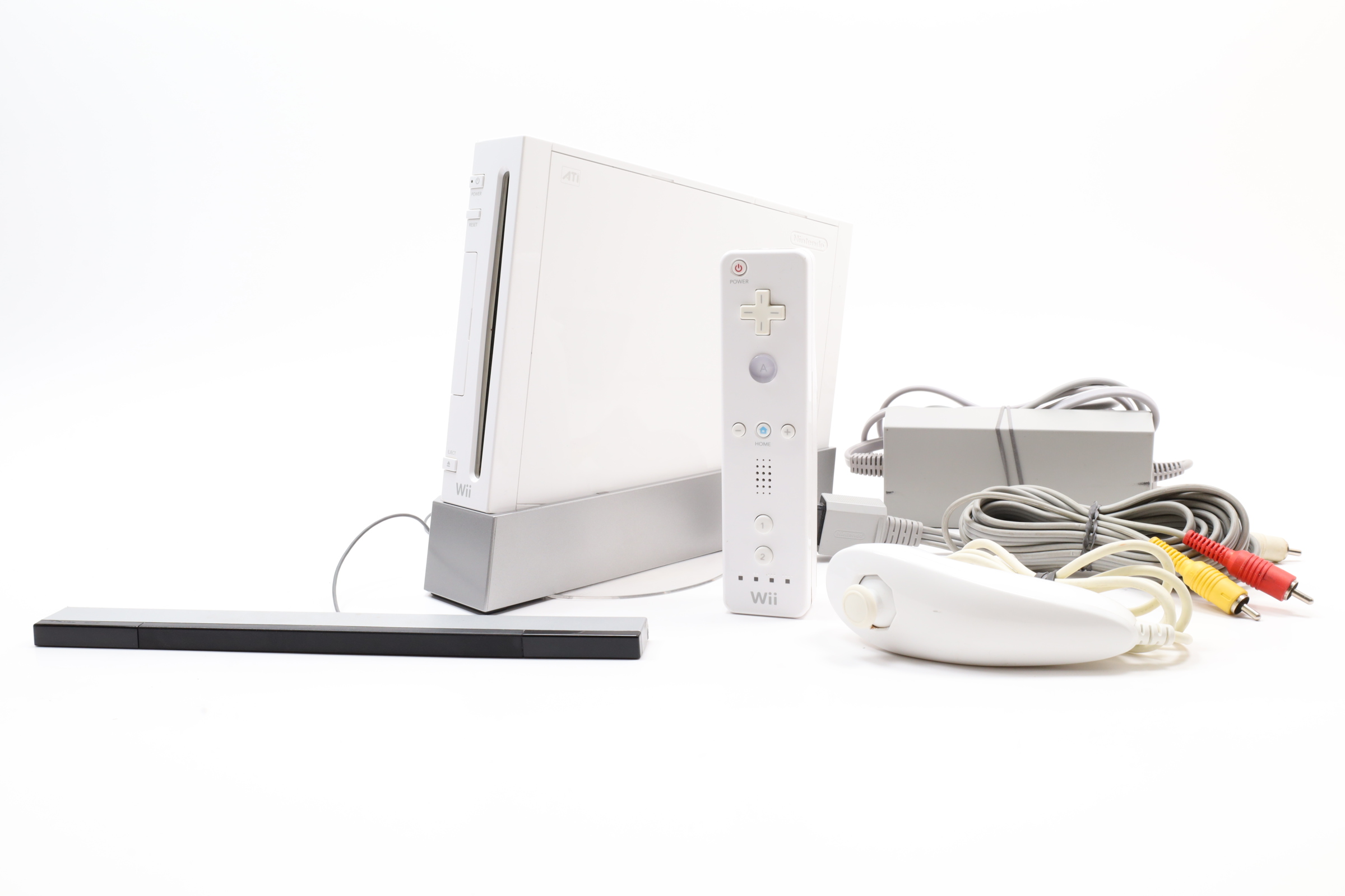 2024 Nintendo Wii Console RVL-001 with Controller, 6 Games, Cables and Stand