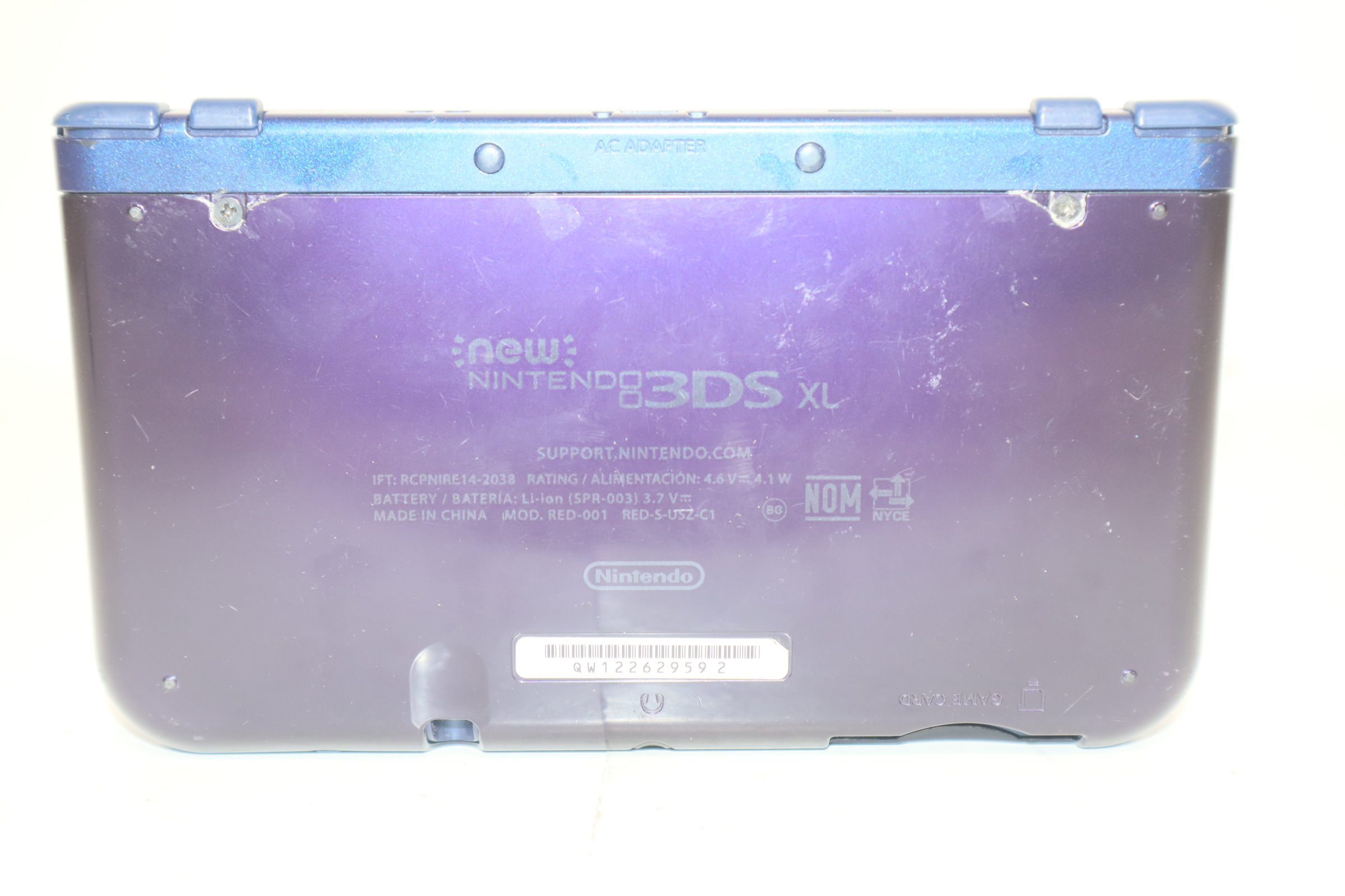 Nintendo RED-001 Purple New 3DS XL Galaxy Style Handheld Gaming