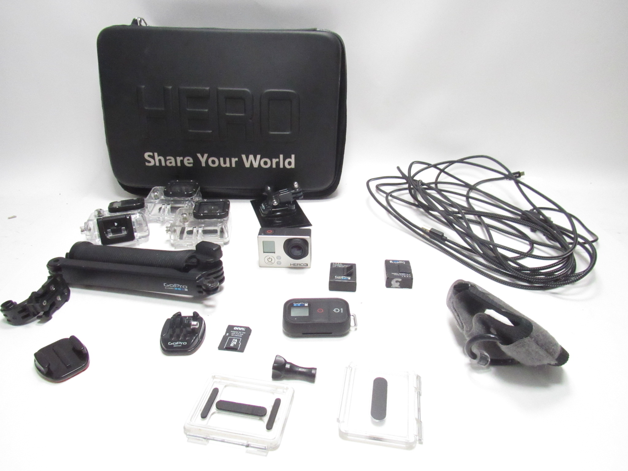 GoPro HERO3+ newest Silver Camera bundle