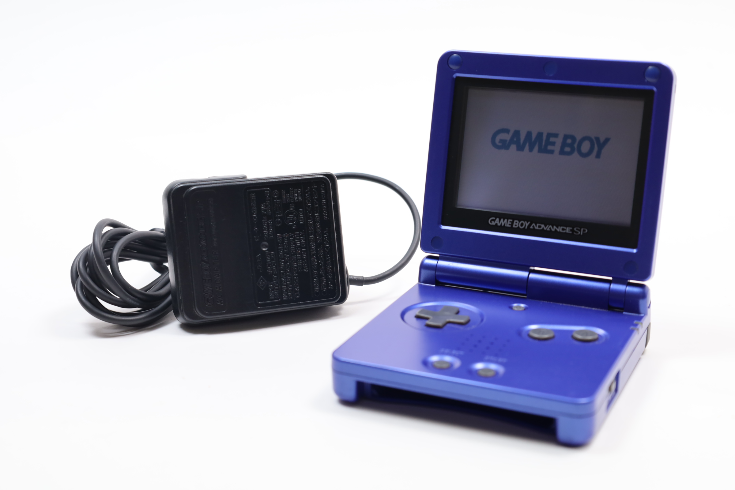 Nintendo Game Boy Advance SP AGS-001 Front-lit Portable Game System - Blue  8080