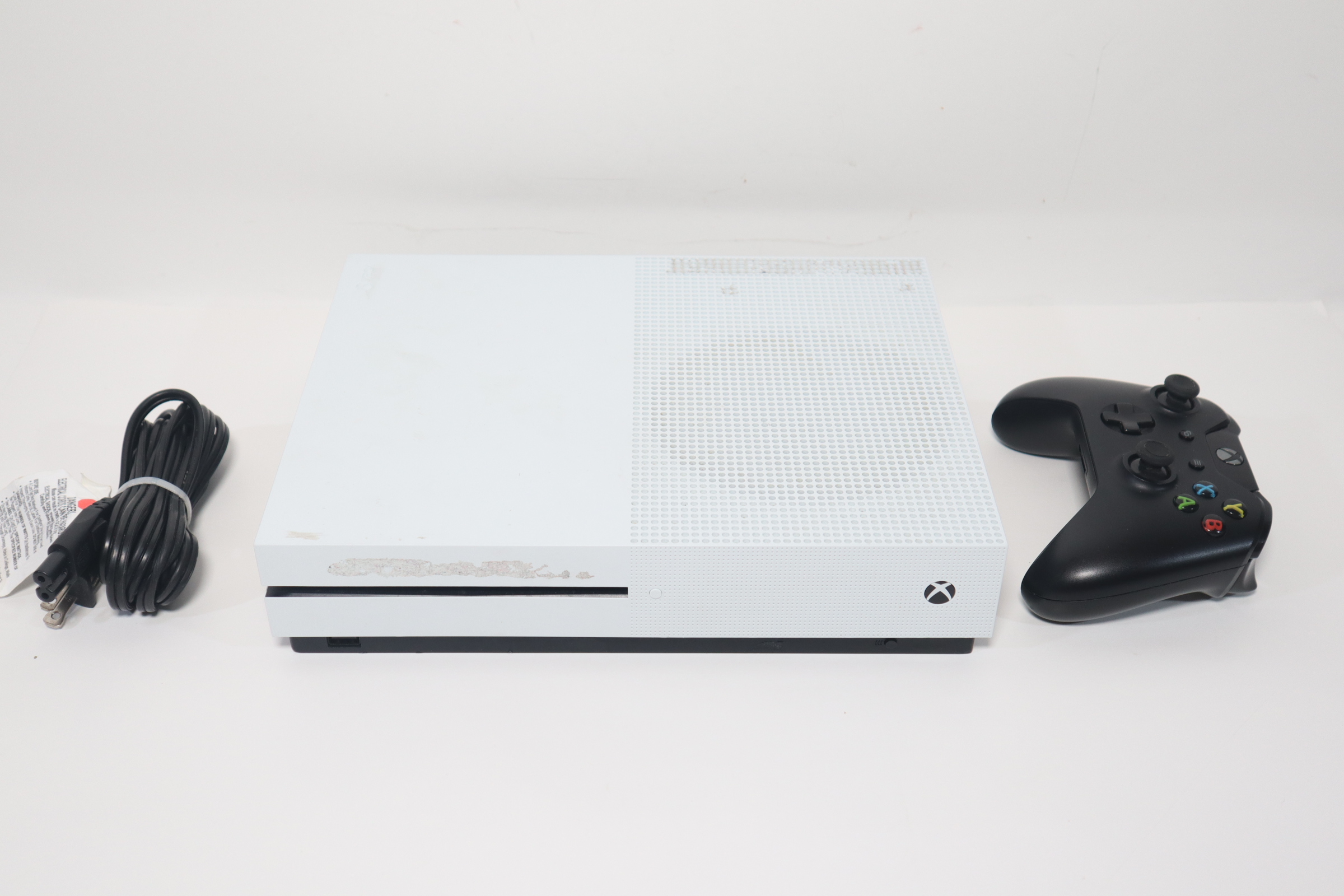 Microsoft Xbox One S 1681 White 500GB Disc Edition Home Video Game