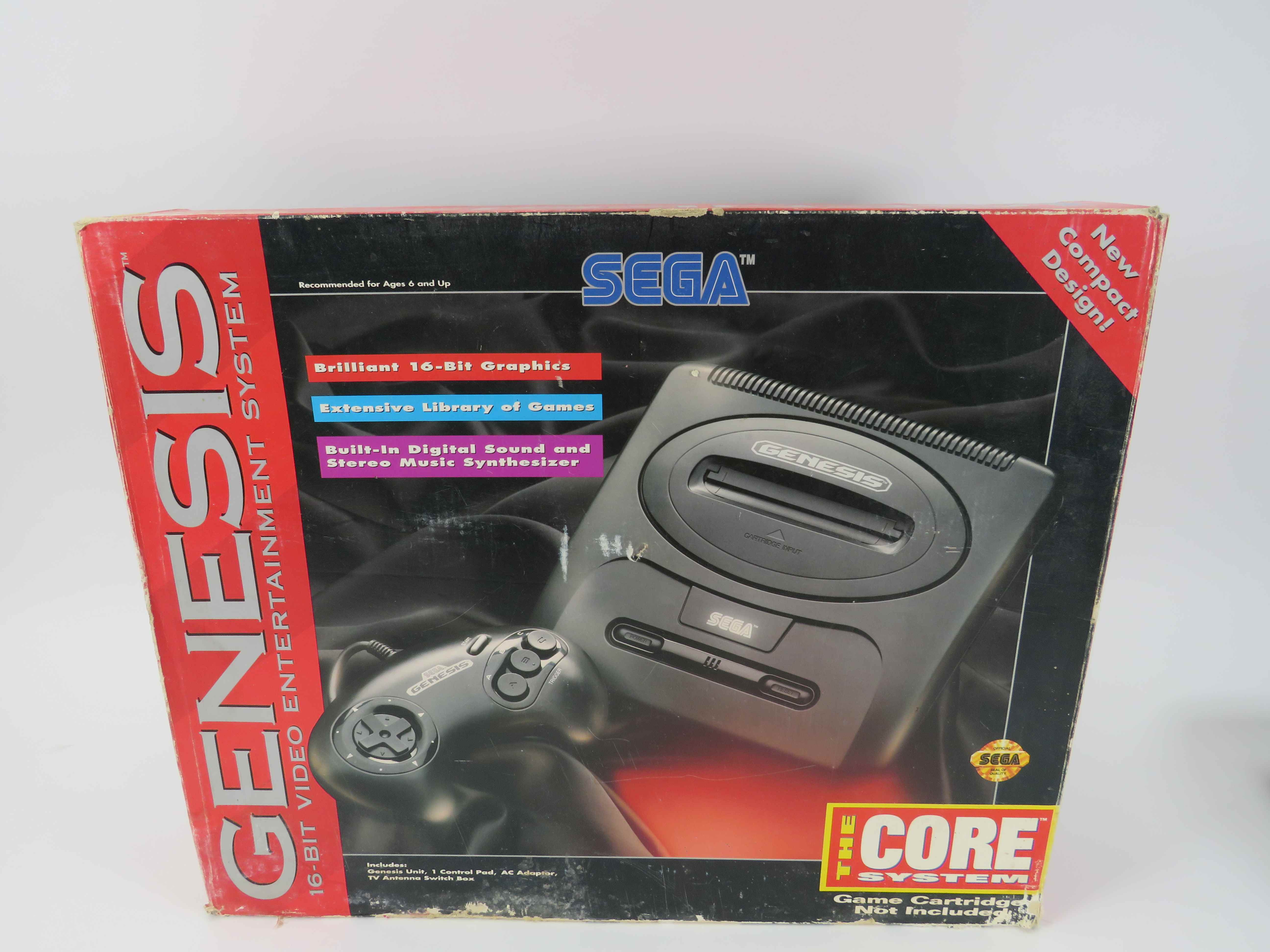 Sega Genesis 16-Bit Video Game Entertainment System Model MK Sega Genesis 16-Bit Video Game Entertainment System Model MK