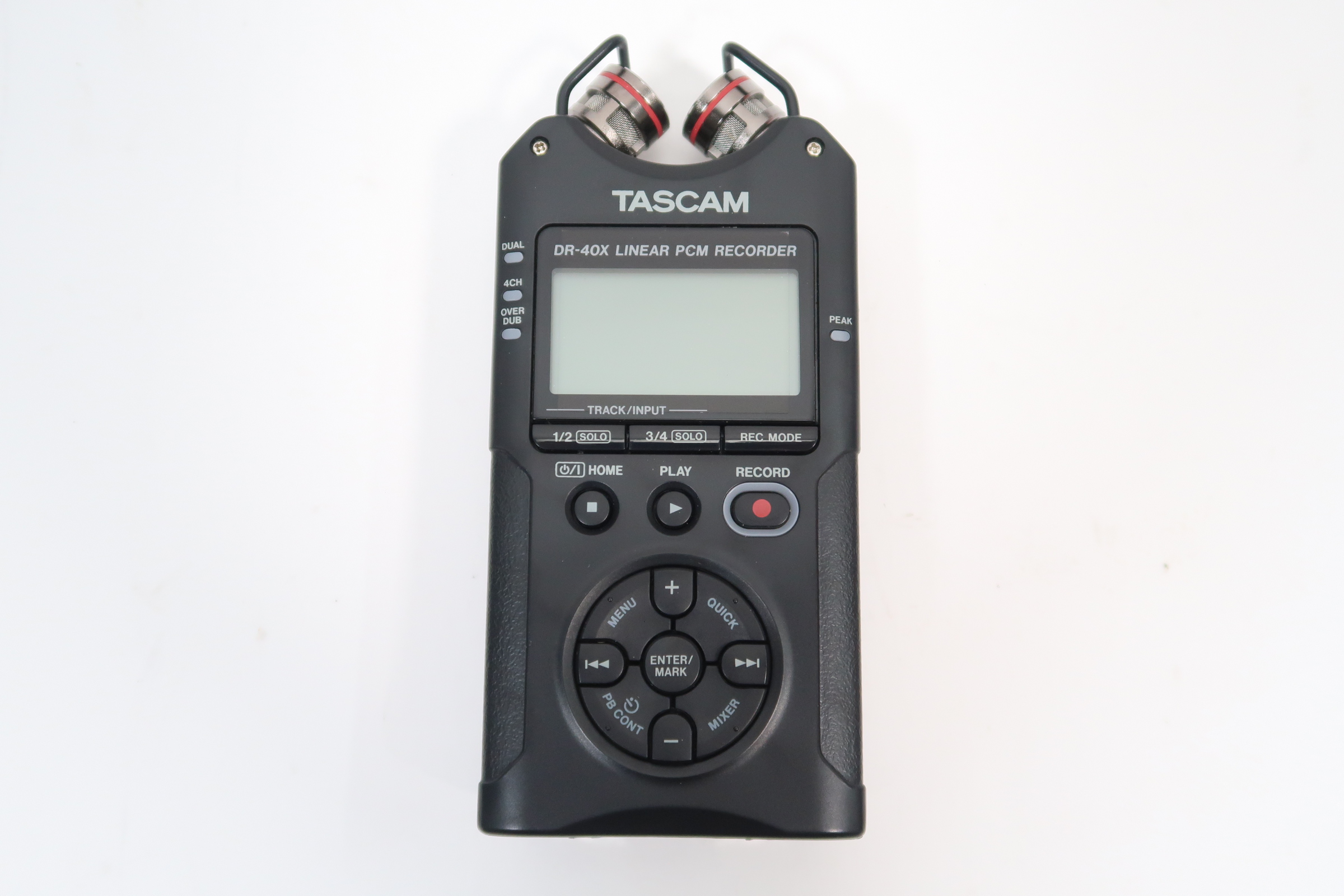 TASCAM DR-40X 4-Channel / 4-Track Portable Audio Recorder and USB Interface  with Adjustable Mic