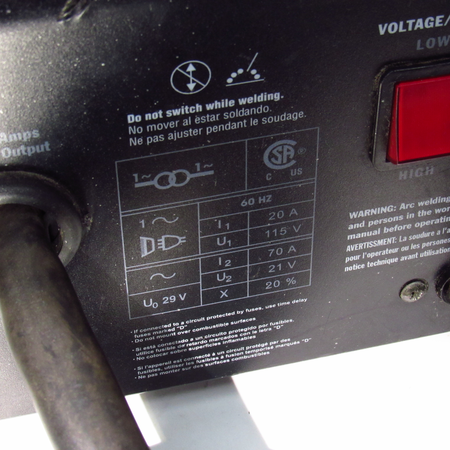 Century 80GL Flux Cored Wire Feed Welder Local PickUp Only