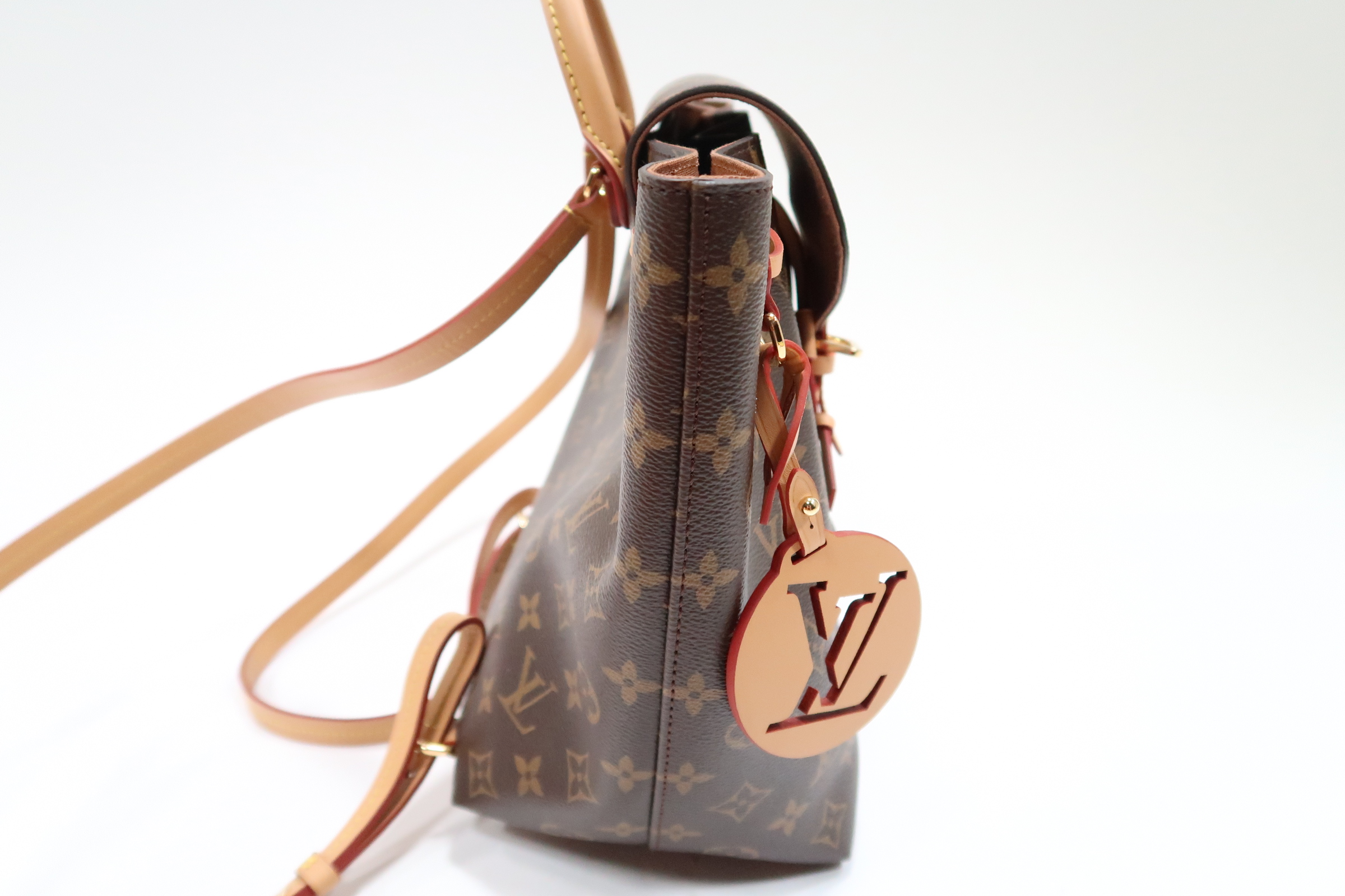 Louis Vuitton Montsouris PM Backpack Brown Monogram M45501 LV Logo Charm Louis Vuitton Montsouris PM Backpack Brown Monogram Costa  main image 2
