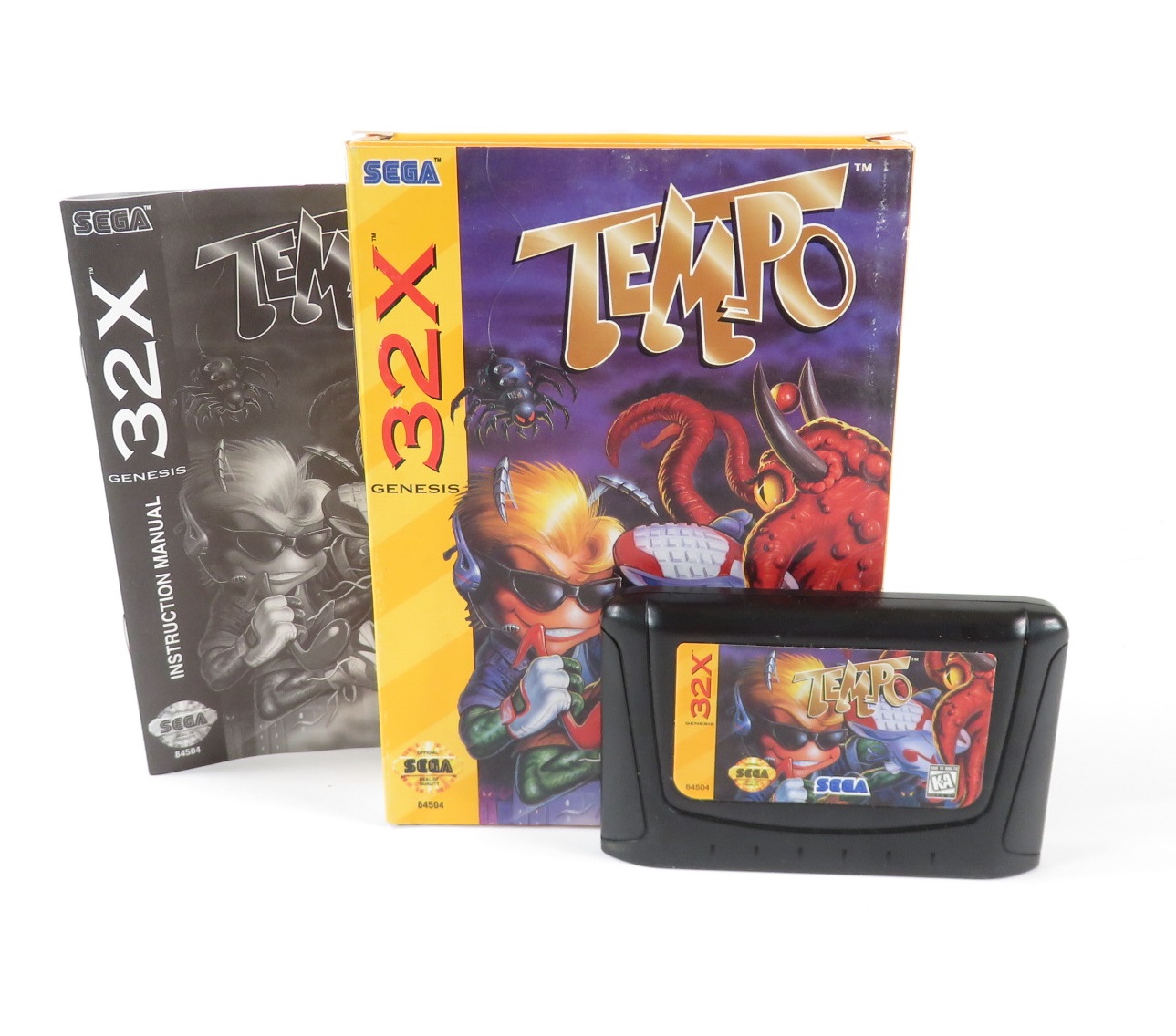 Tempo for Sega 32X with shops original manual