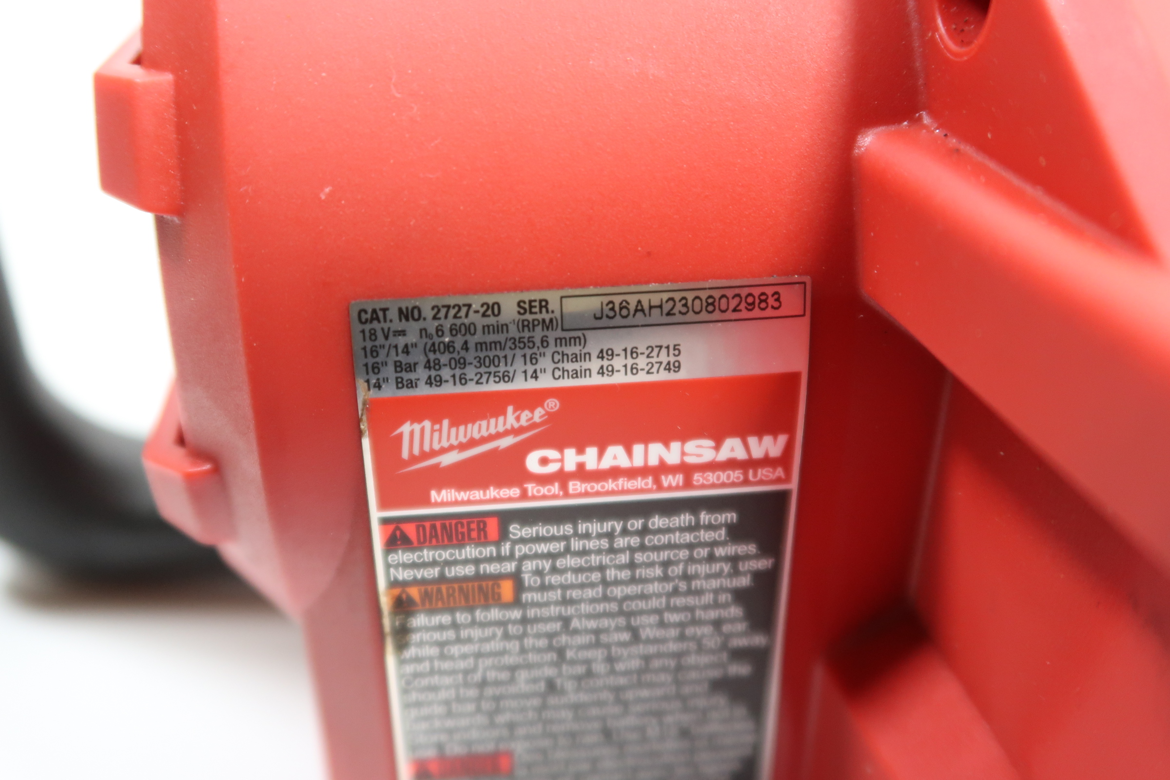 Catena Seghetto Milwaukee 2727-20 Catena Per Motosega Milwaukee M18 A Carburo Solido - 16 Pollici, Compatibile Con Modelli 49-16-2715 E 2727-20 Catena Motosega 49-16-2715 - Foto 13