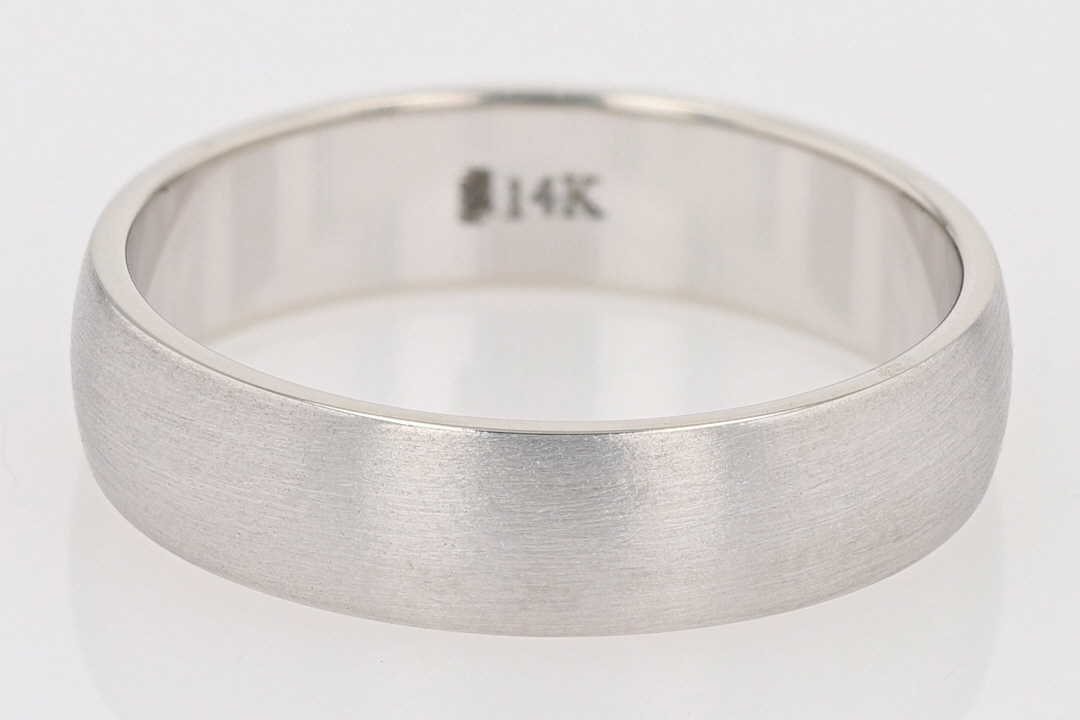 Sterling Silver 5mm Comfort Fit Band with Matte Finish (Size 11.25) -  American Jewelry