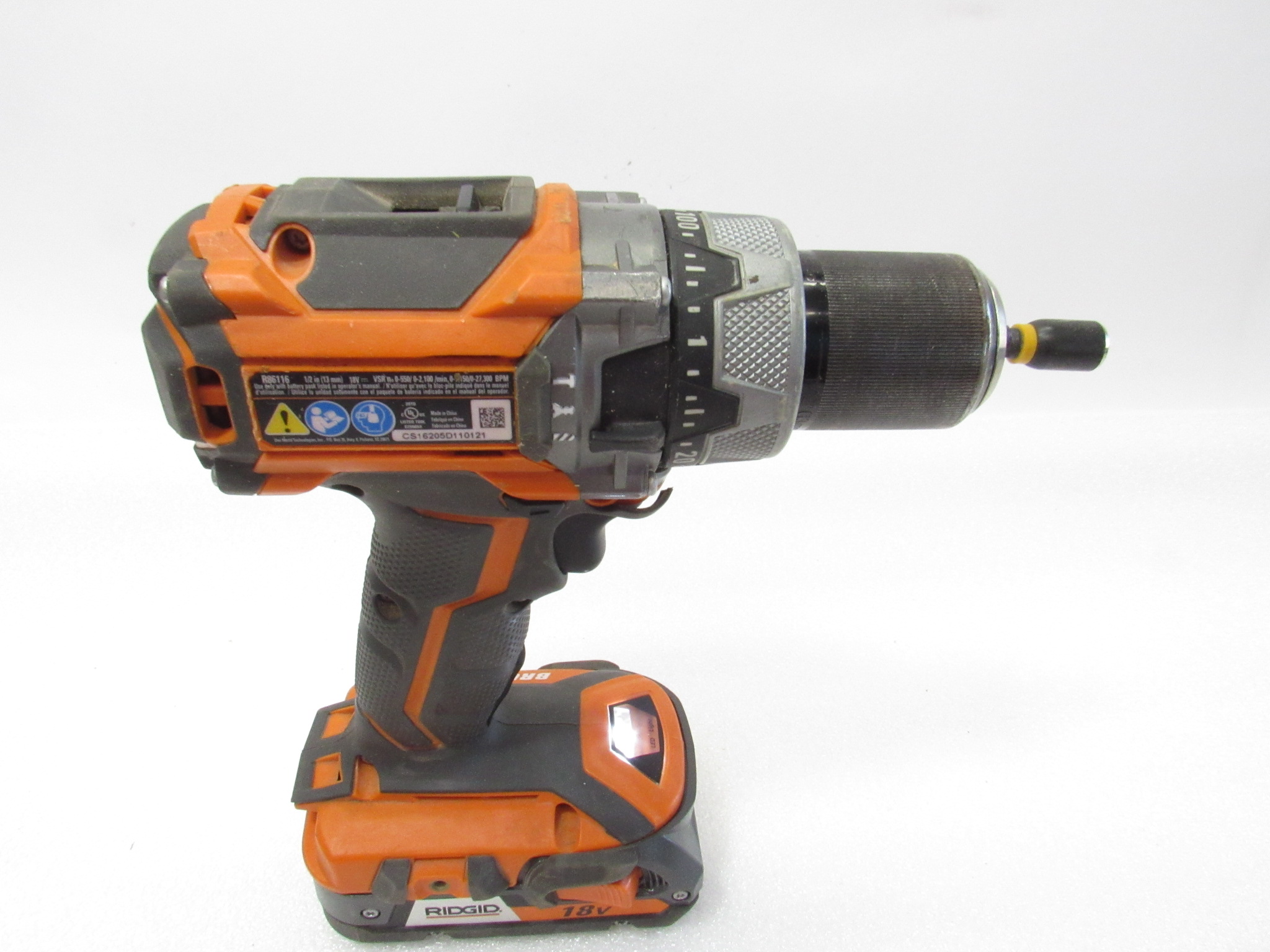 Ridgid R86116 18V LiIon Brushless 1/2" Hammer Drill