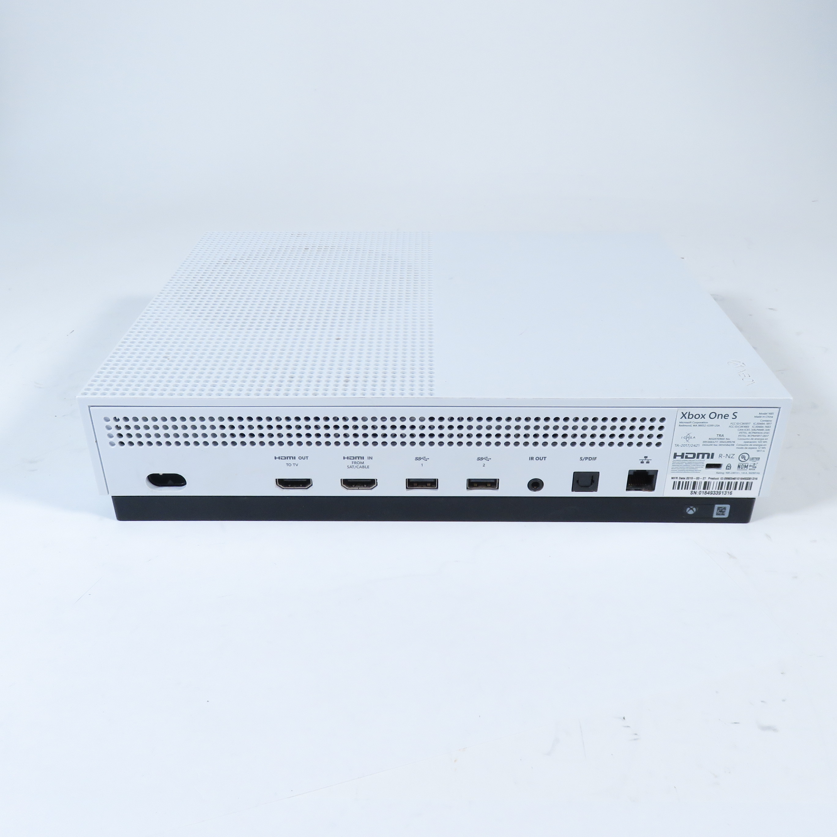 Microsoft Xbox One S 1681 500GB HDD White Body Home Video Game