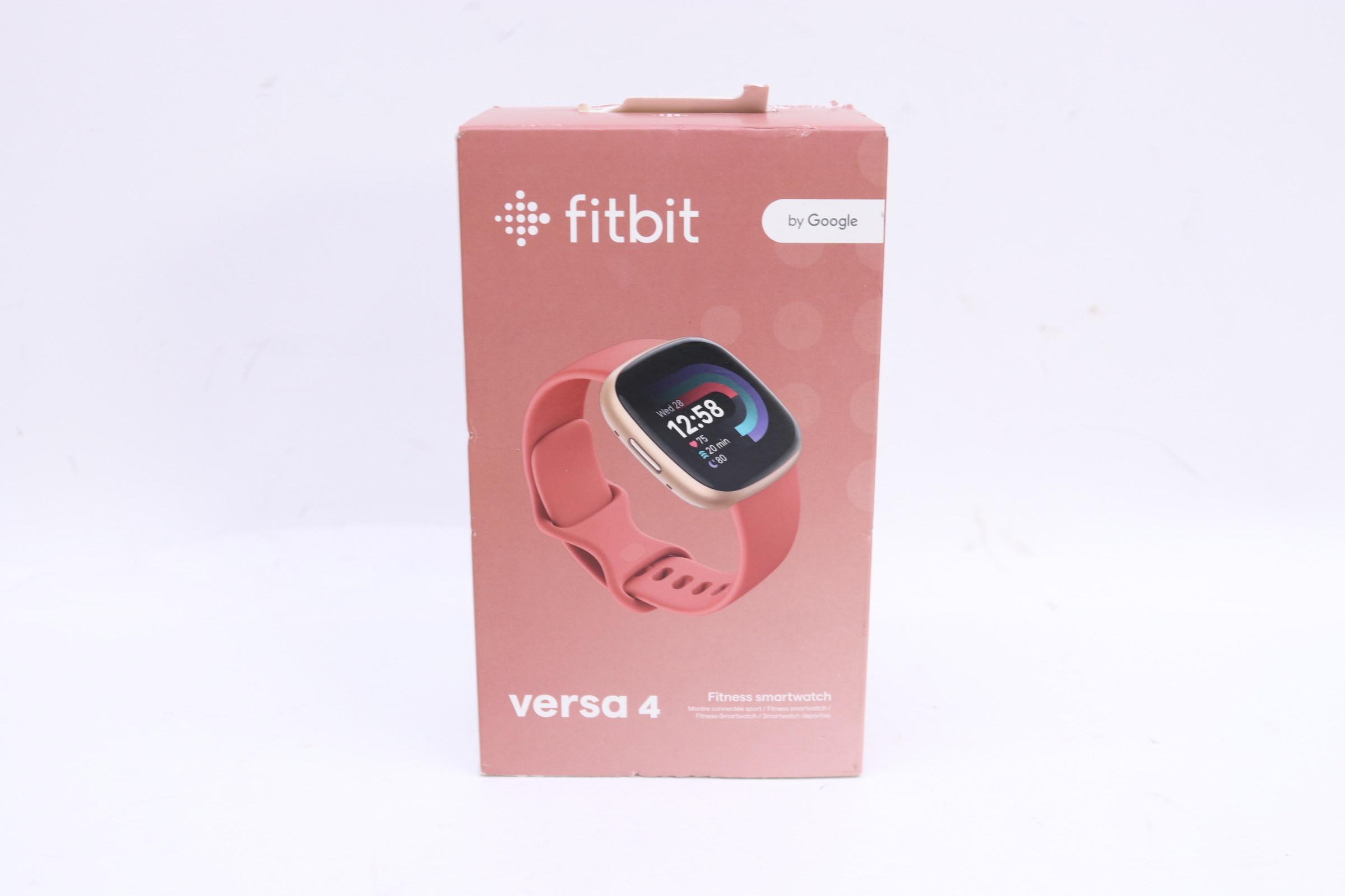 Fitbit Versa 4 FB523 Built-In GPS 24/7 Heart Rate Fitness Smartwatch -5422
