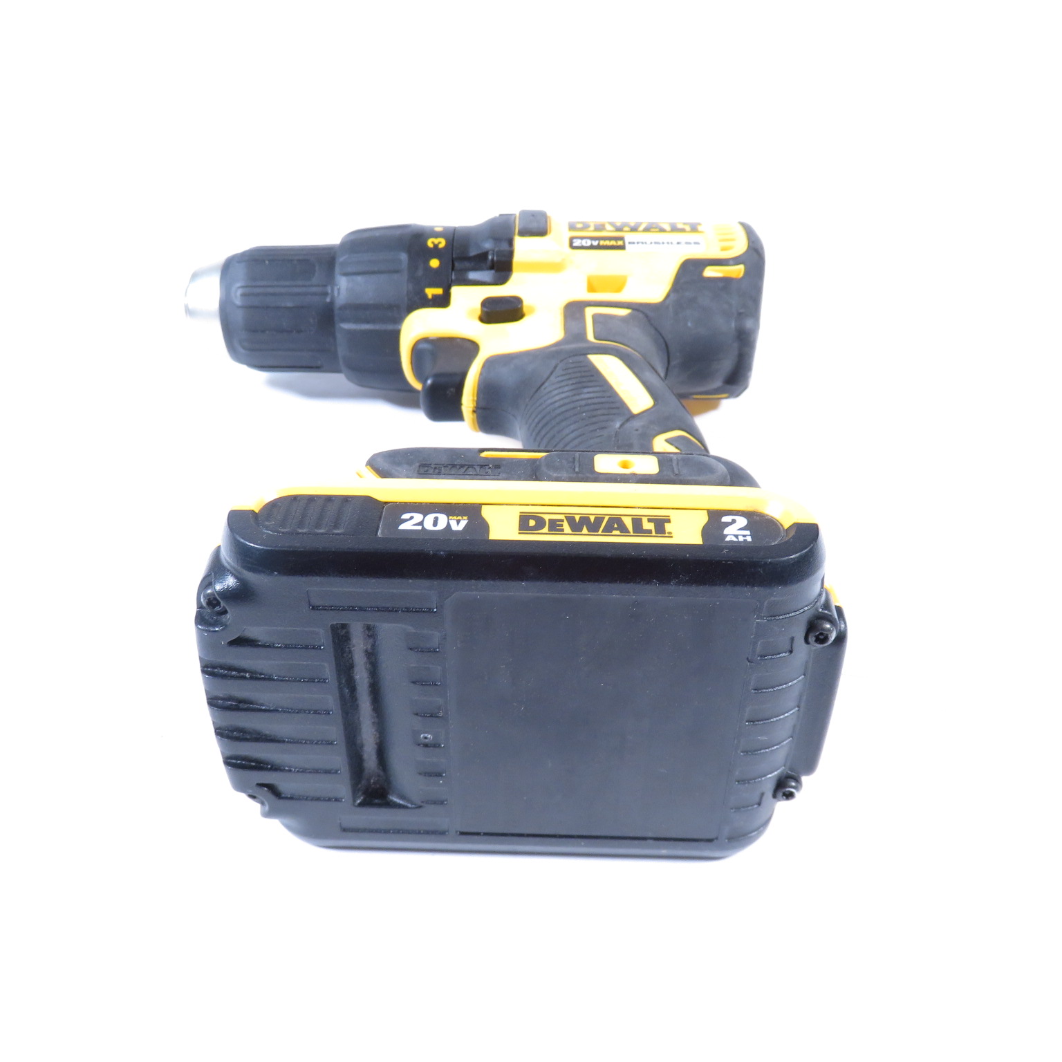 DEWALT DCD777 20Volt Max LithiumIon 1/2in Brushless Cordless Drill/Driver