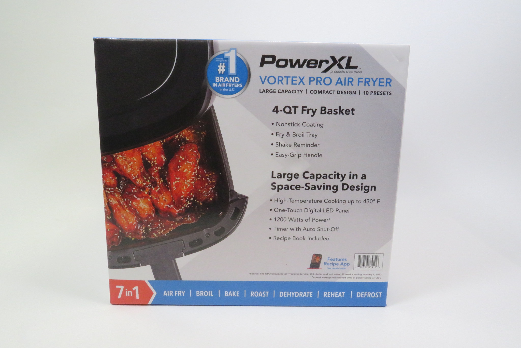 PowerXL Vortex Pro AFE4001 4Quart Air Fryer