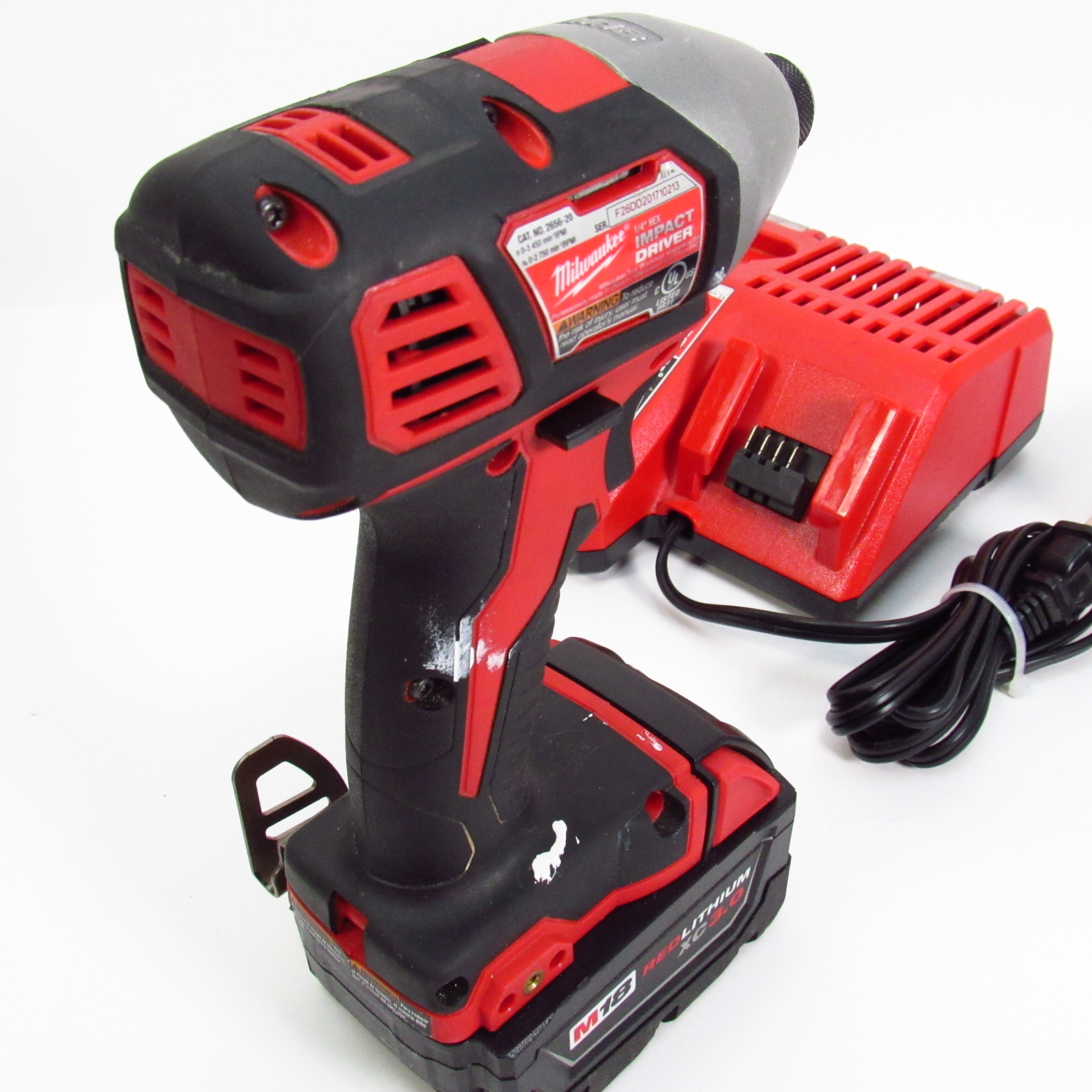 Milwaukee M18 18V 2Piece 260620 1/2'' Drill 265620 1/4'' Impact