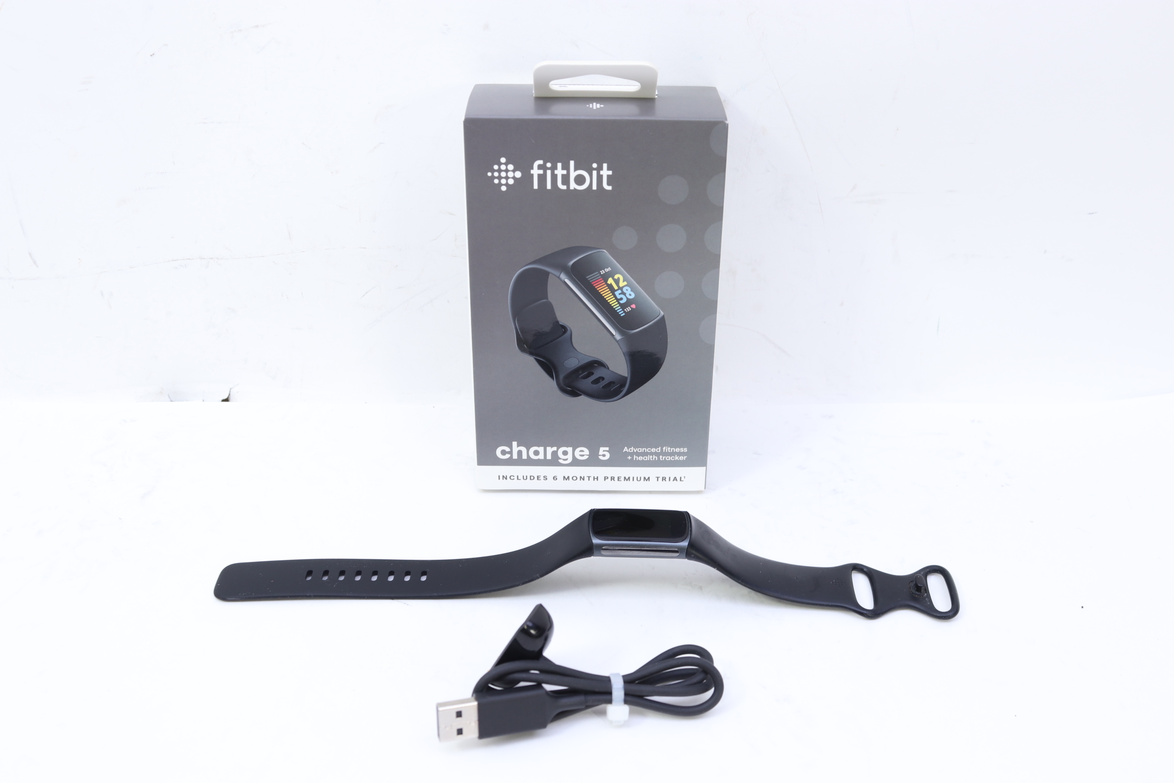Fitbit Charge 5 Tracker Fitness & Santé - Graphite - Neuf Sous Emballage