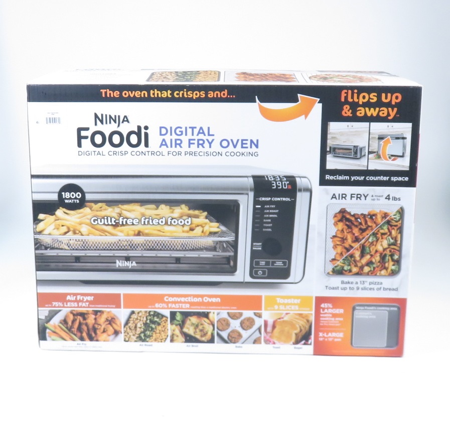 Ninja Foodi SP080 6-in-1 1800 Watt Digital Large Flip-Away Air Fry Toaster  Oven
