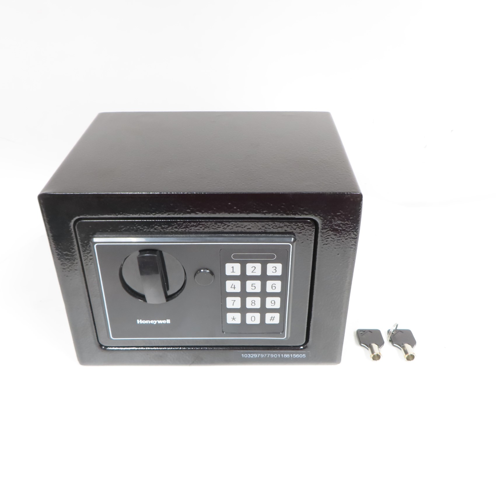 Honeywell Small Steel Cash Box With Lock - Removable Tray & Mounting Hardware