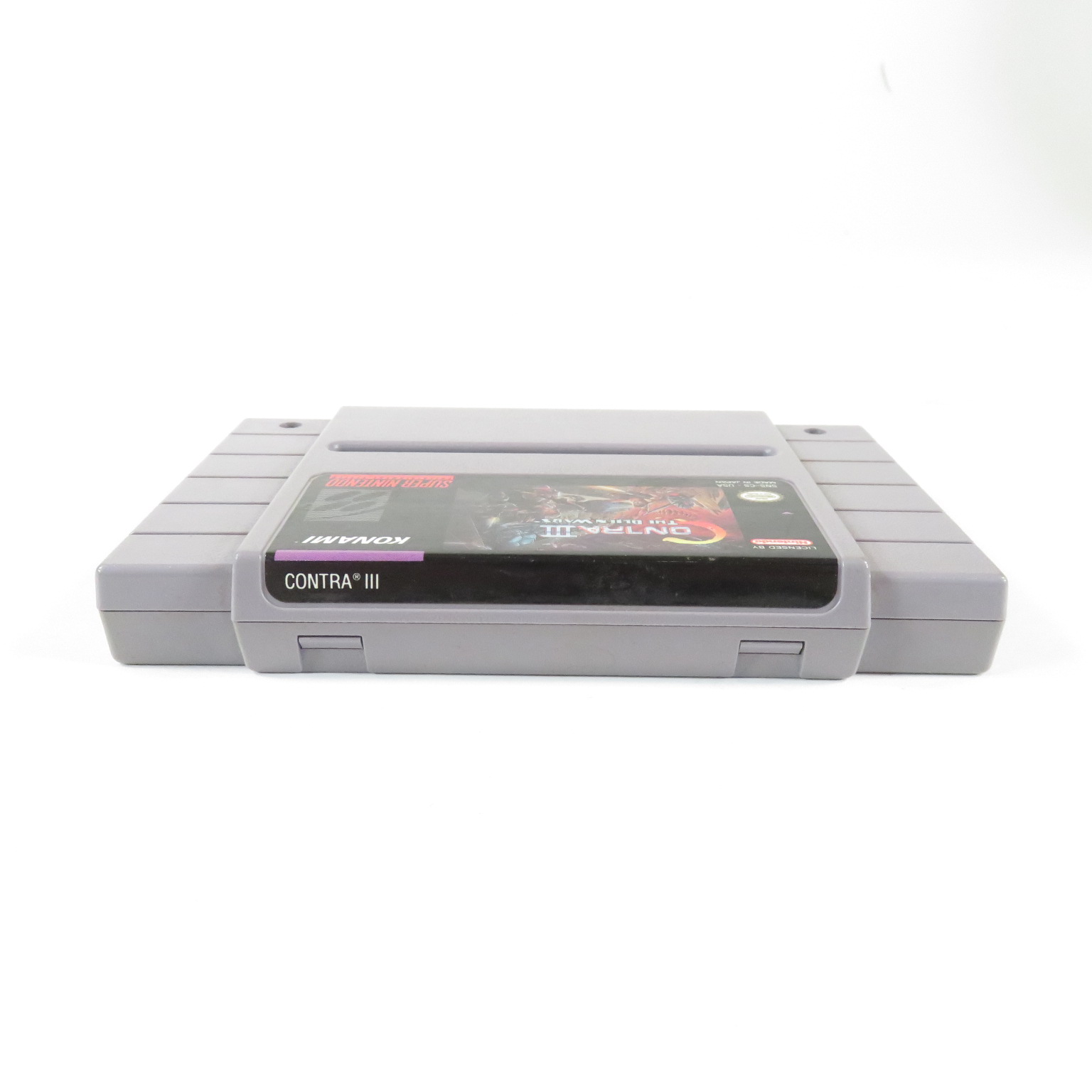 Contra III The Alien Wars Video Game for the Super Nintendo