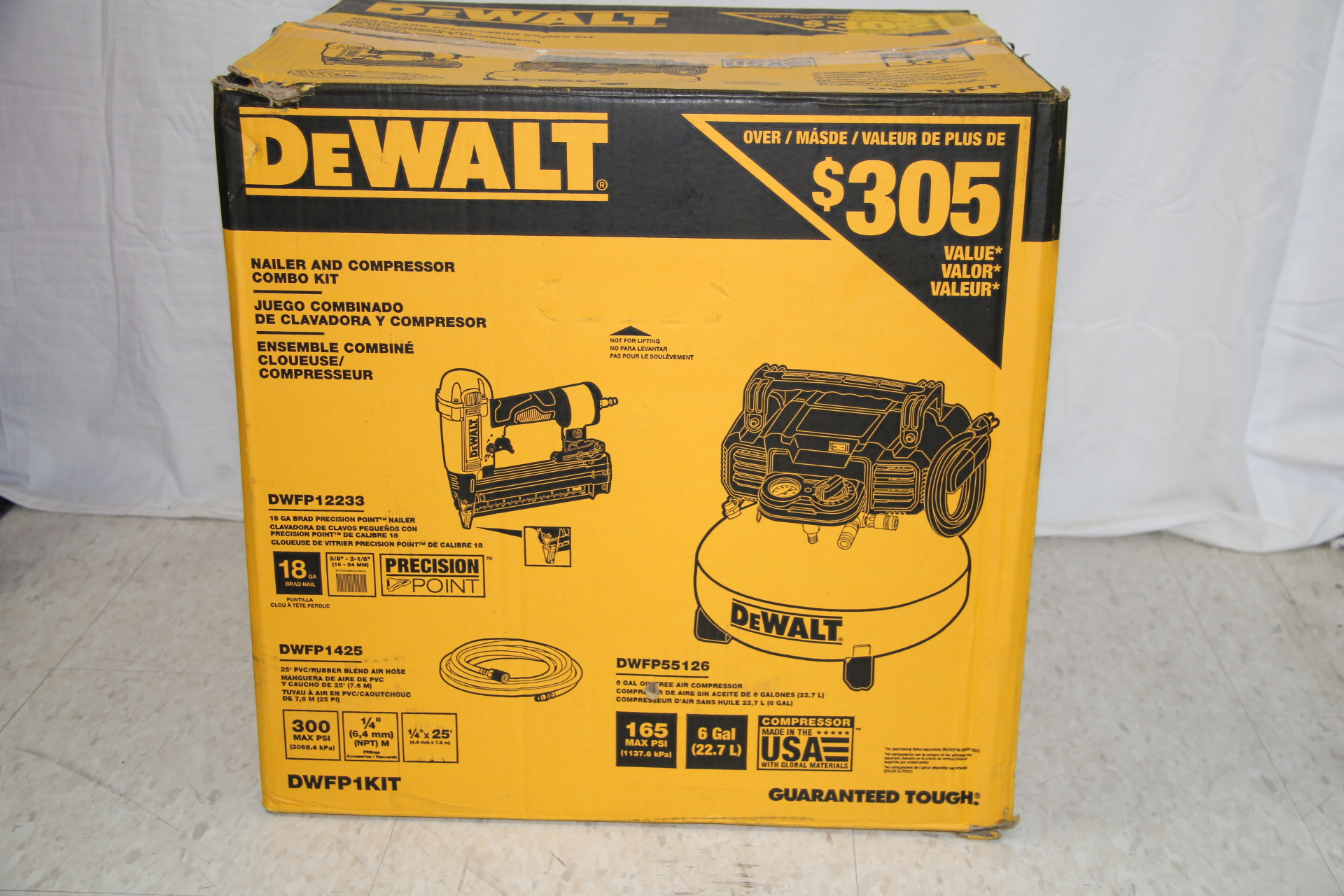DeWalt DWFP1KIT Nailer & Compressor Combo Kit Local Pick Up Only