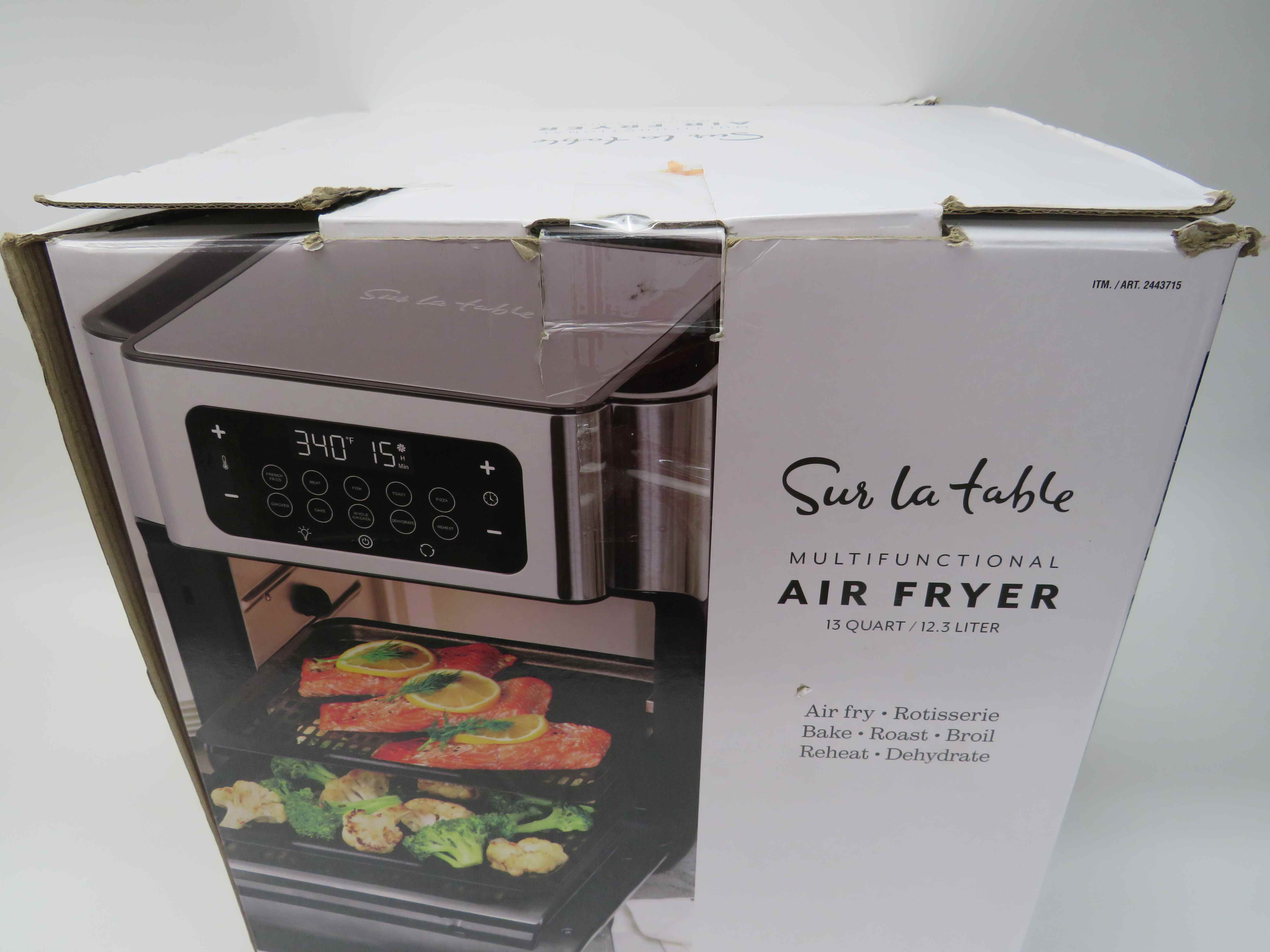 Su La Table MultiFunctional Air Fryer 13 Quart / 12.3 Liter SLT1818 0805