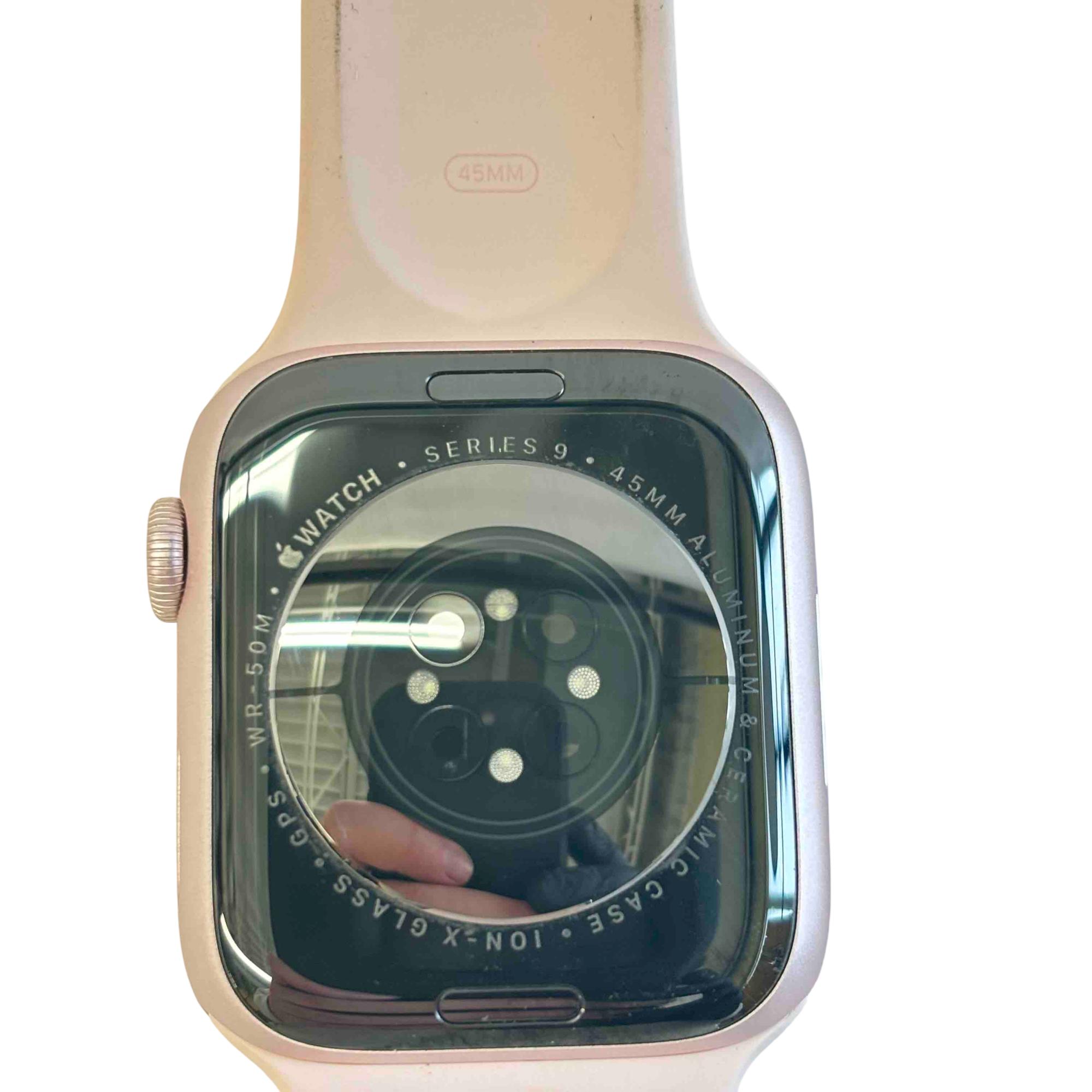 Apple Watch Series 9 A2980 GPS 45MM Aluminum Smartwatch Pink