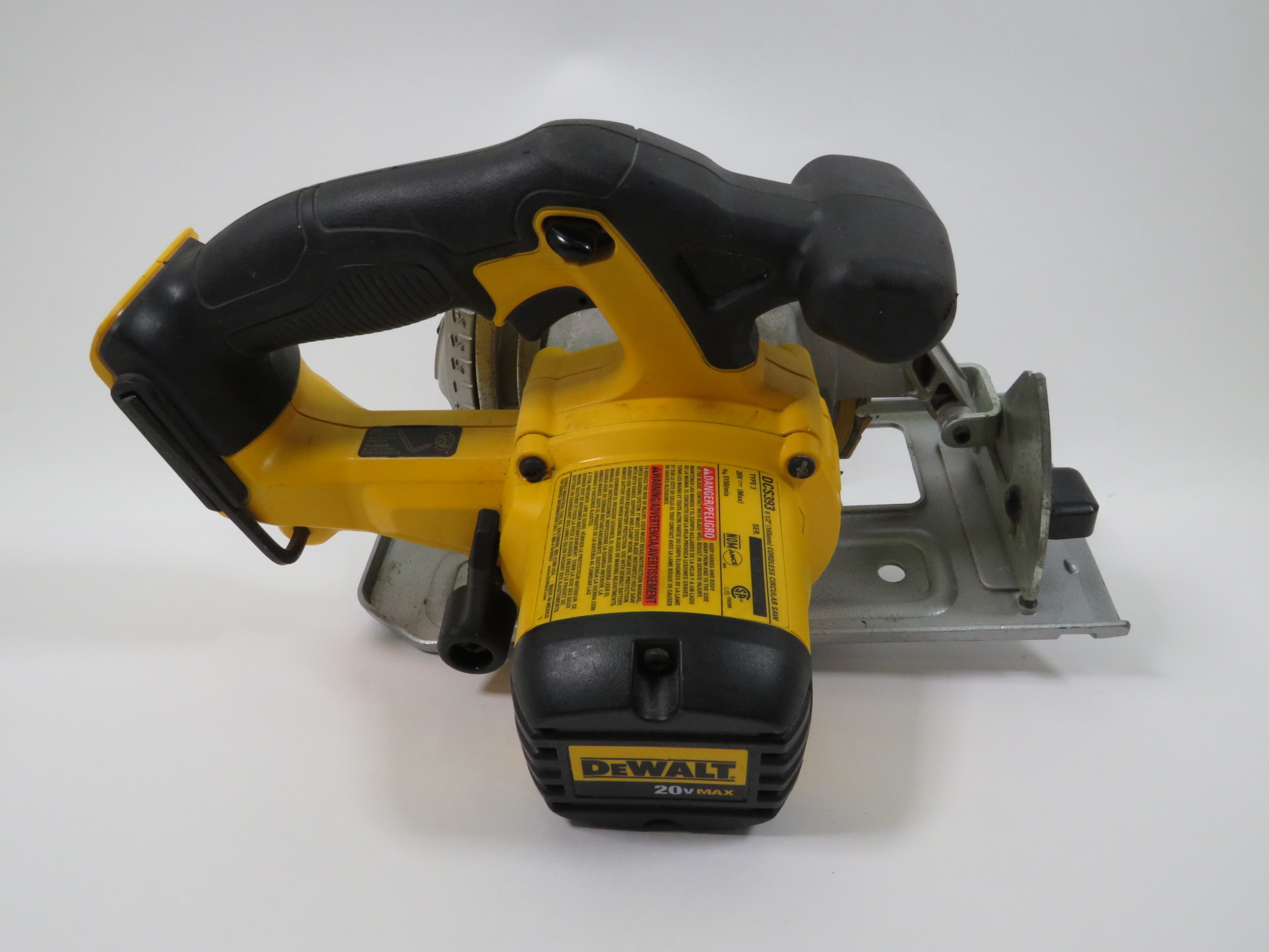 DeWalt DCS393 20V MAX 6 1/2