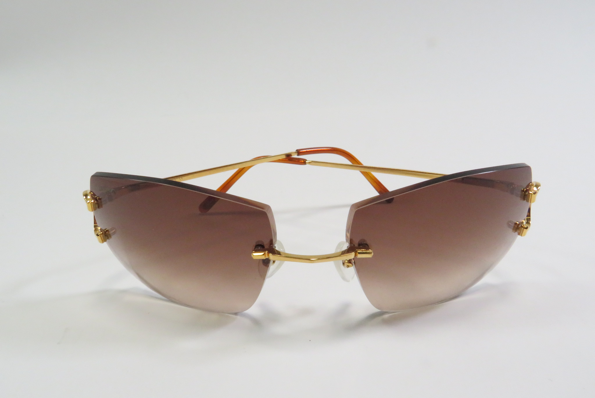Cartier CT0009RS 001 Rimless Sunglasses