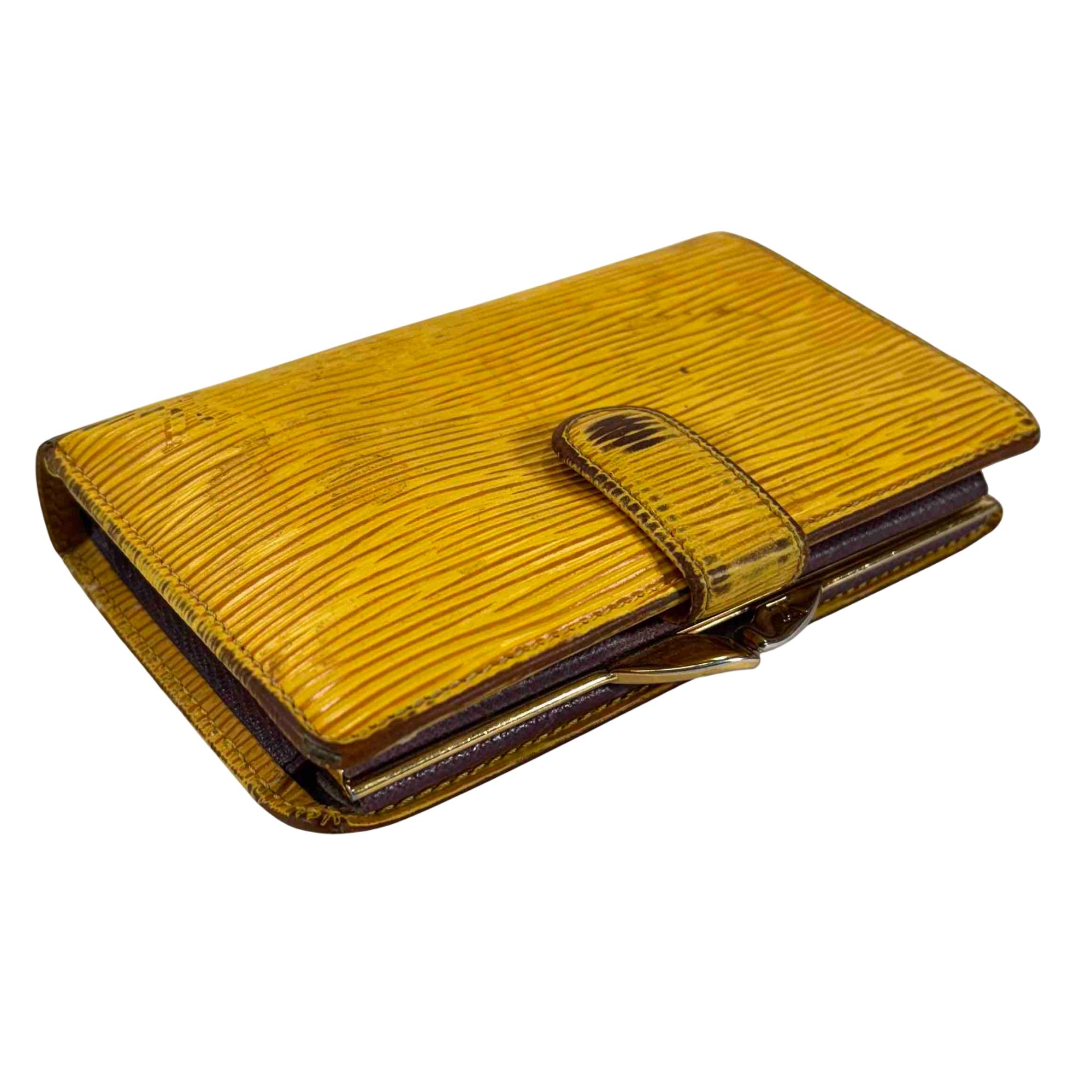 Louis Vuitton Epi Wallet Louis Vuitton Multiple Wallet in EPI Leather Black | eBay