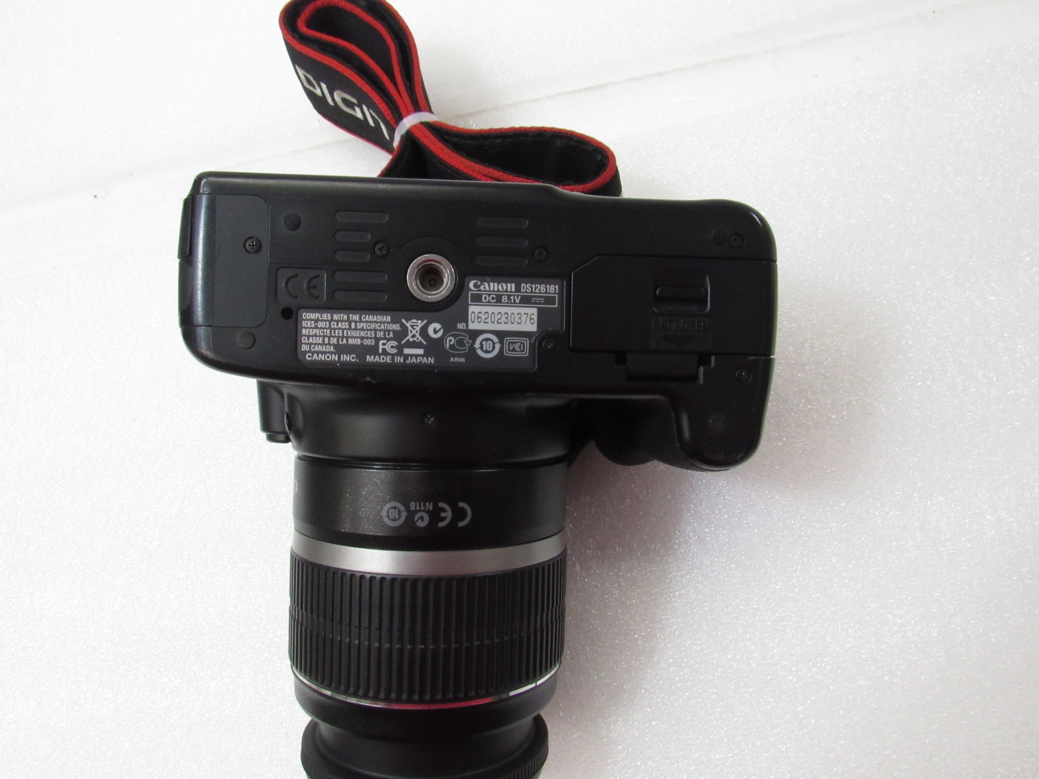 Canon DS126181 Rebel XSi DSLR 12.2MP Camera 1855mm Lens