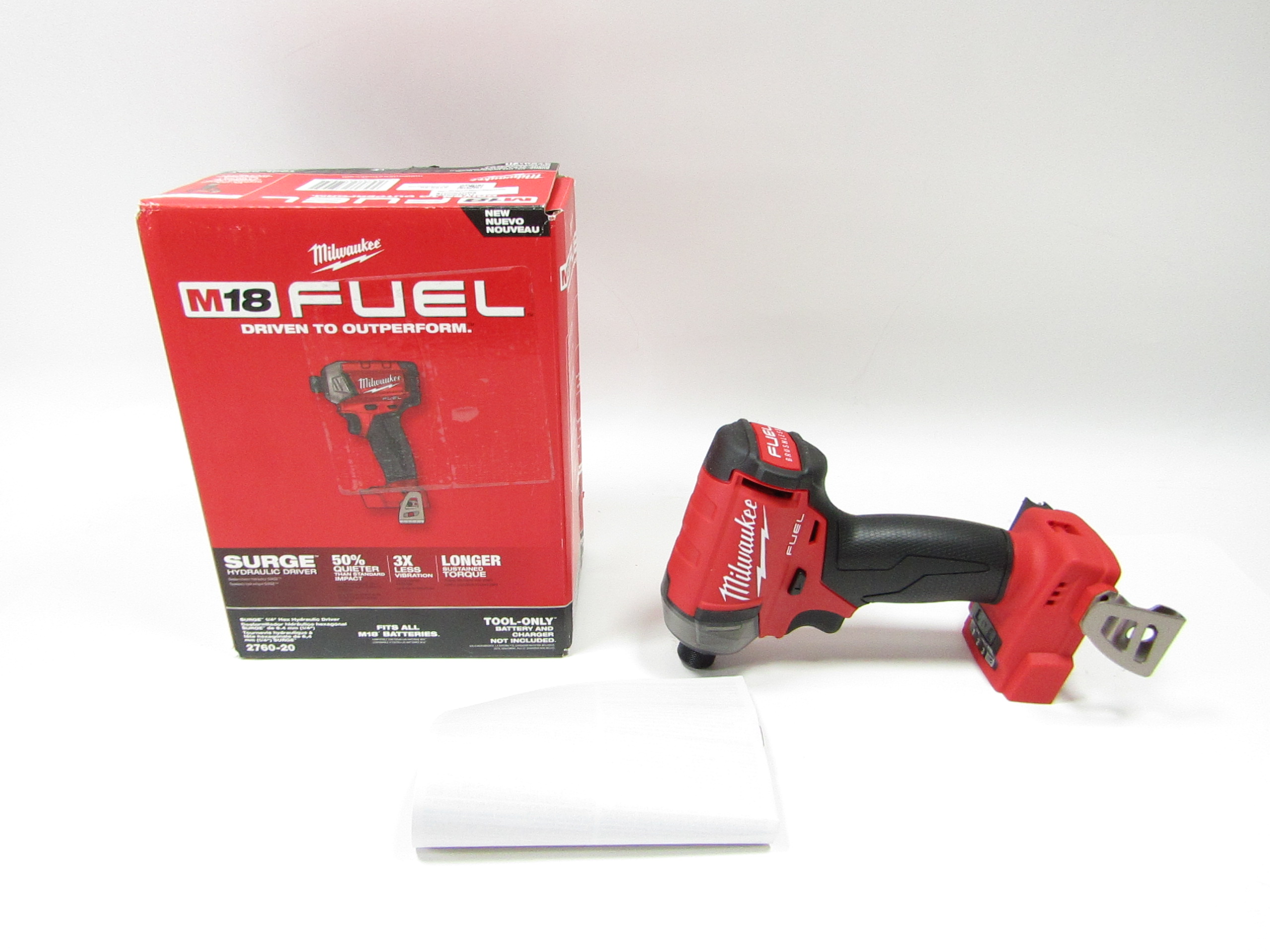 Milwaukee 2760 20 M18 FUEL SURGE Brushless 1 4 in. Hex Impact