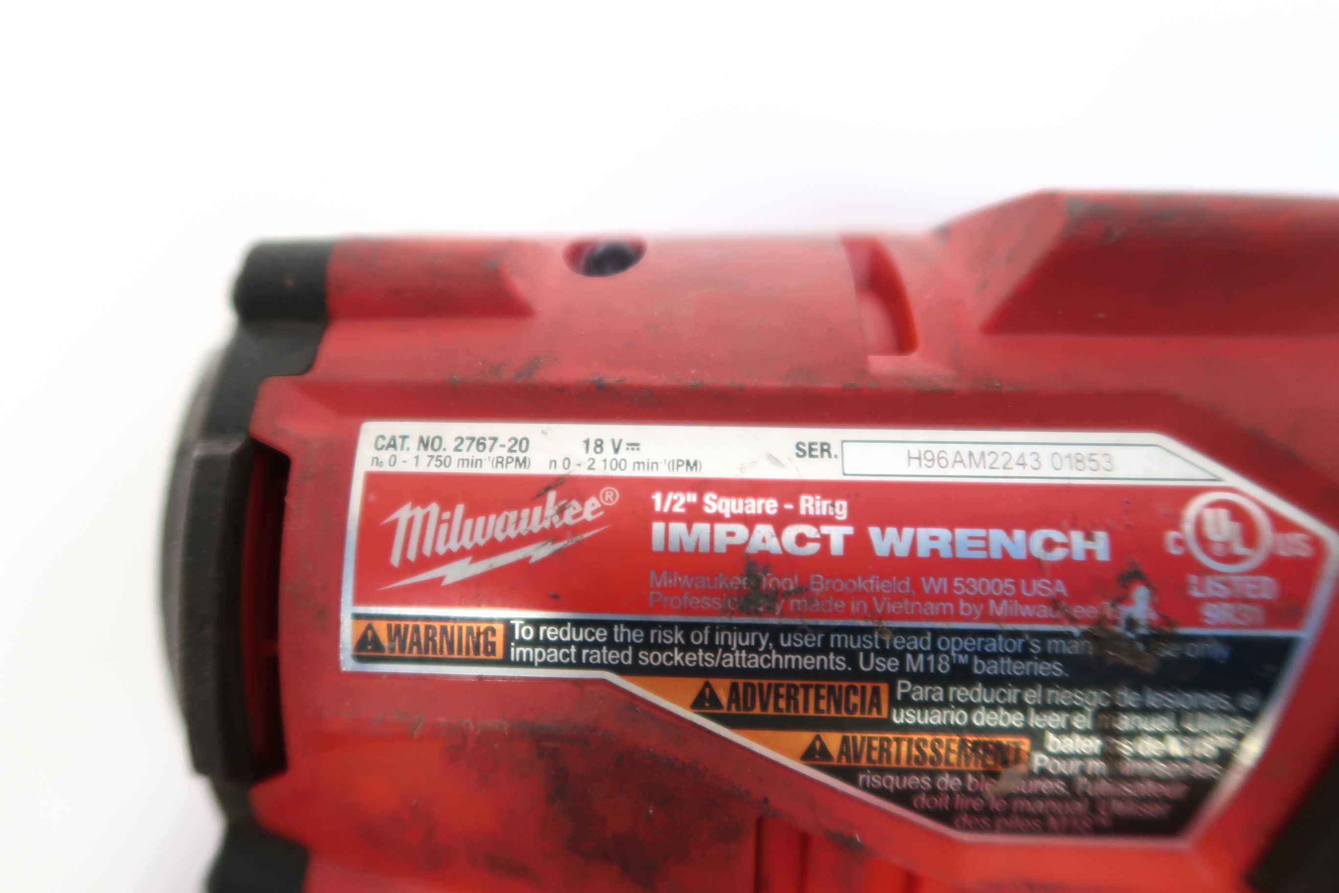 Milwaukee 2767-20 18V Lithium-Ion Brushless Cordless 1/2