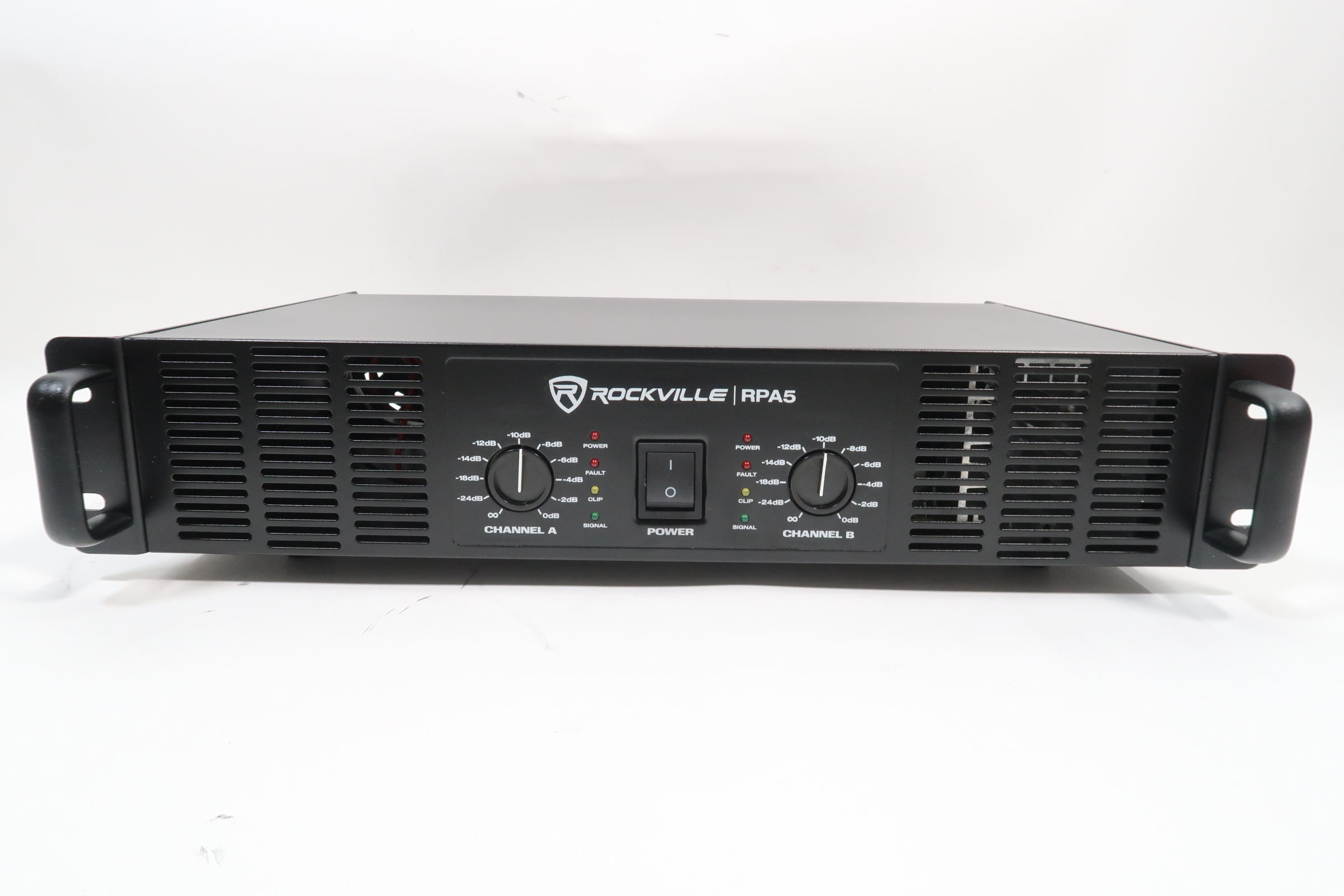 Rockville RPA5 1000w Peak / 400w RMS (200 x 2) 2 Channel Power Amplifier