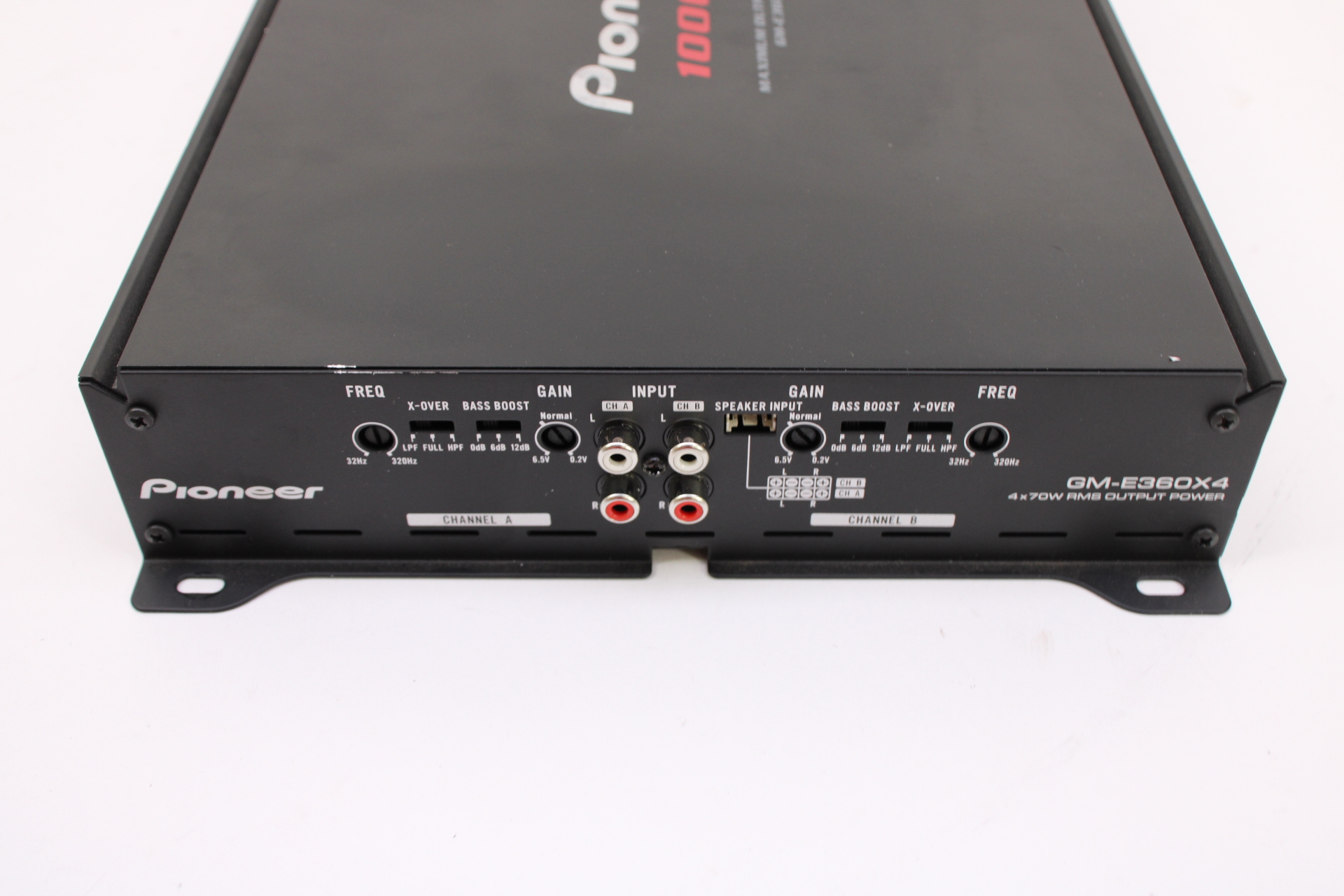 Pioneer GM-E360X4 4-Channel Bridgeable Class AB 1000W MAX
