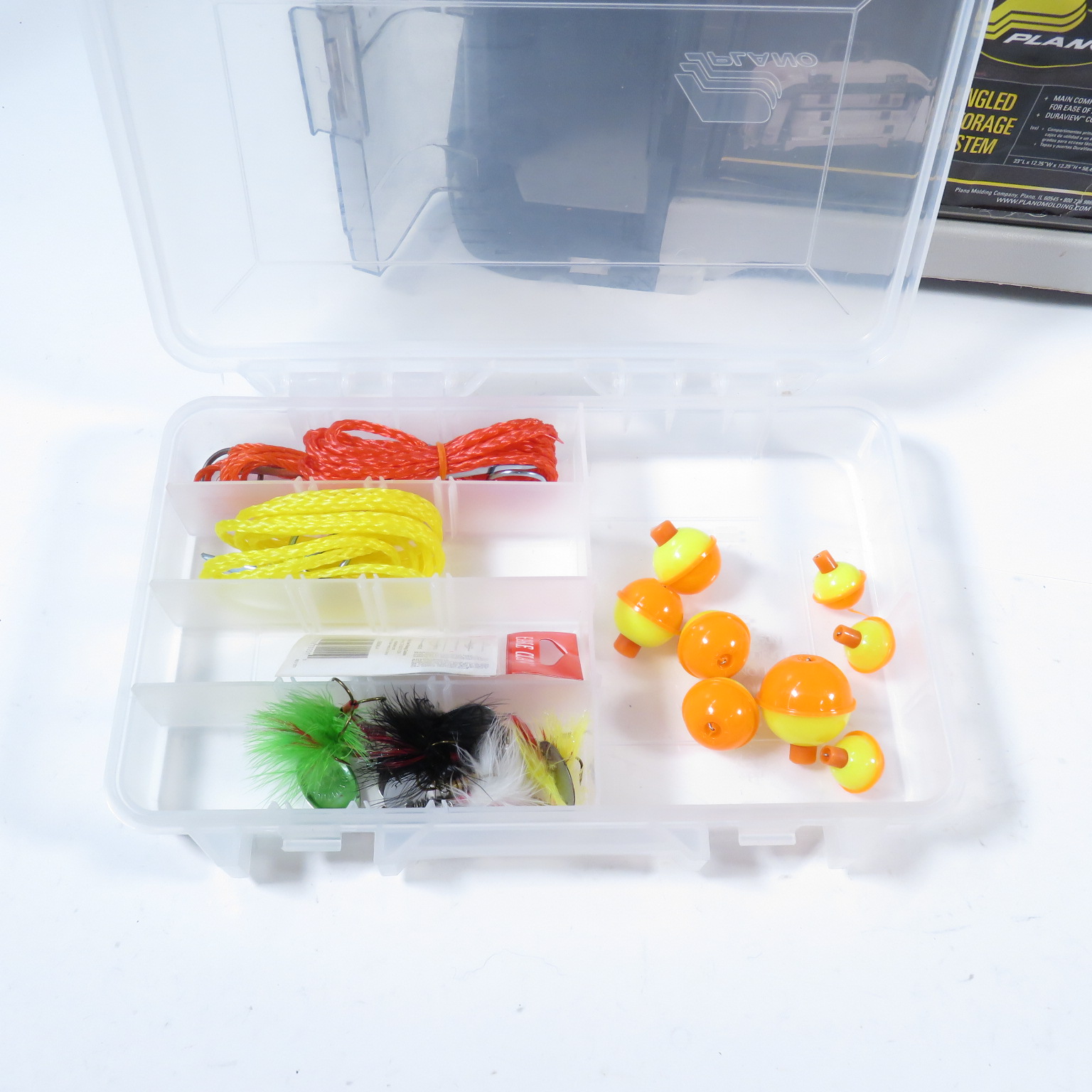 Assorted Freshwater Fishing Tackle Bundle w/ Storage Box