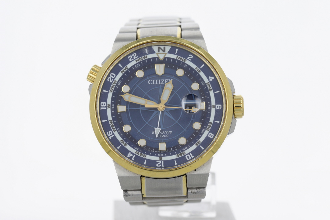 Citizen Endeavor Eco-Drive® Blue Dial Two-Tone Stainless Steel