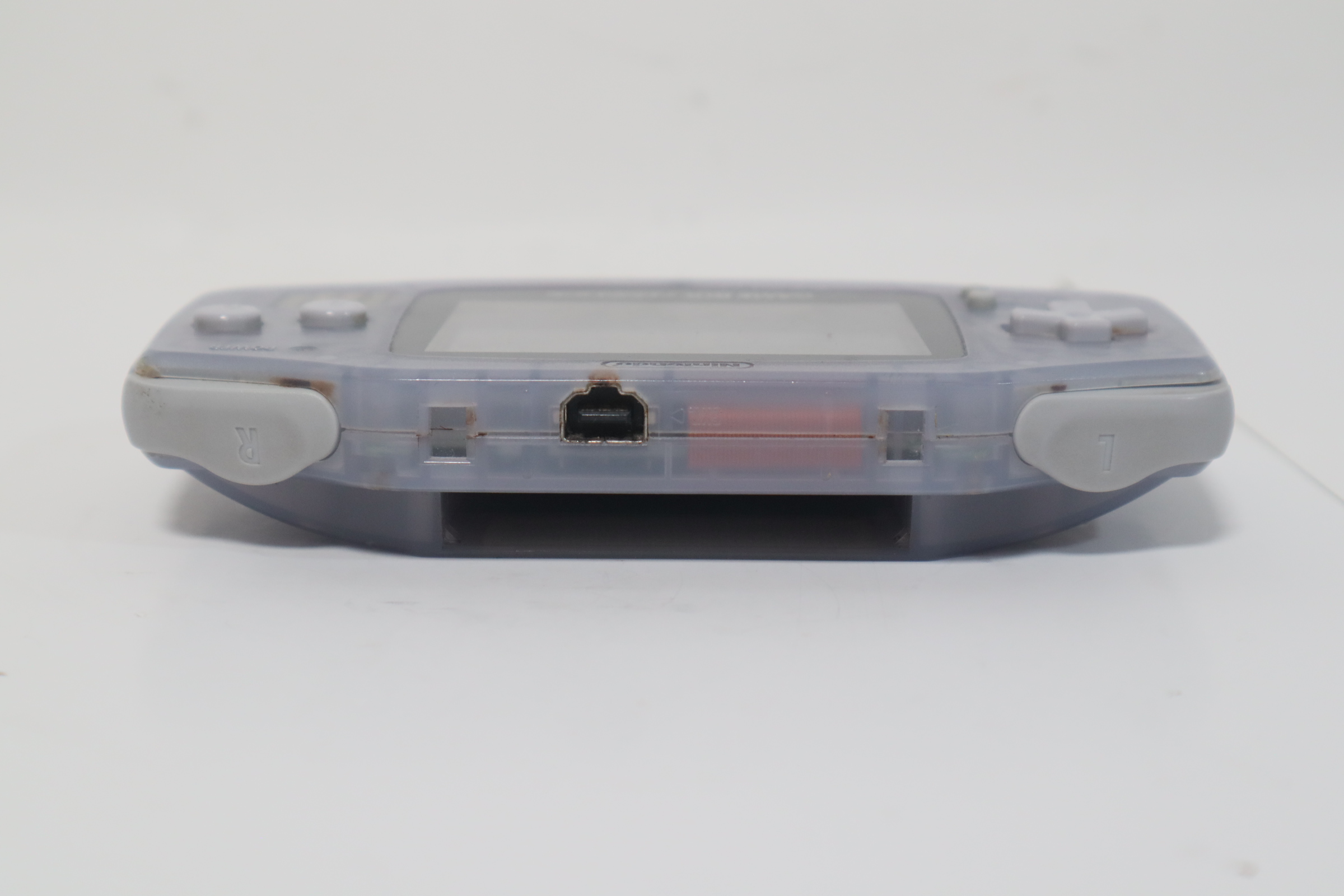 Nintendo Game Boy Advance AGB-001 Clear Handheld Portable Gaming ...